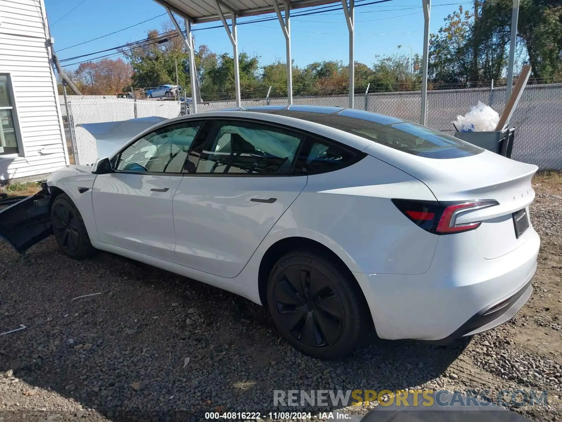 14 Photograph of a damaged car 5YJ3E1EA6RF842734 TESLA MODEL 3 2024