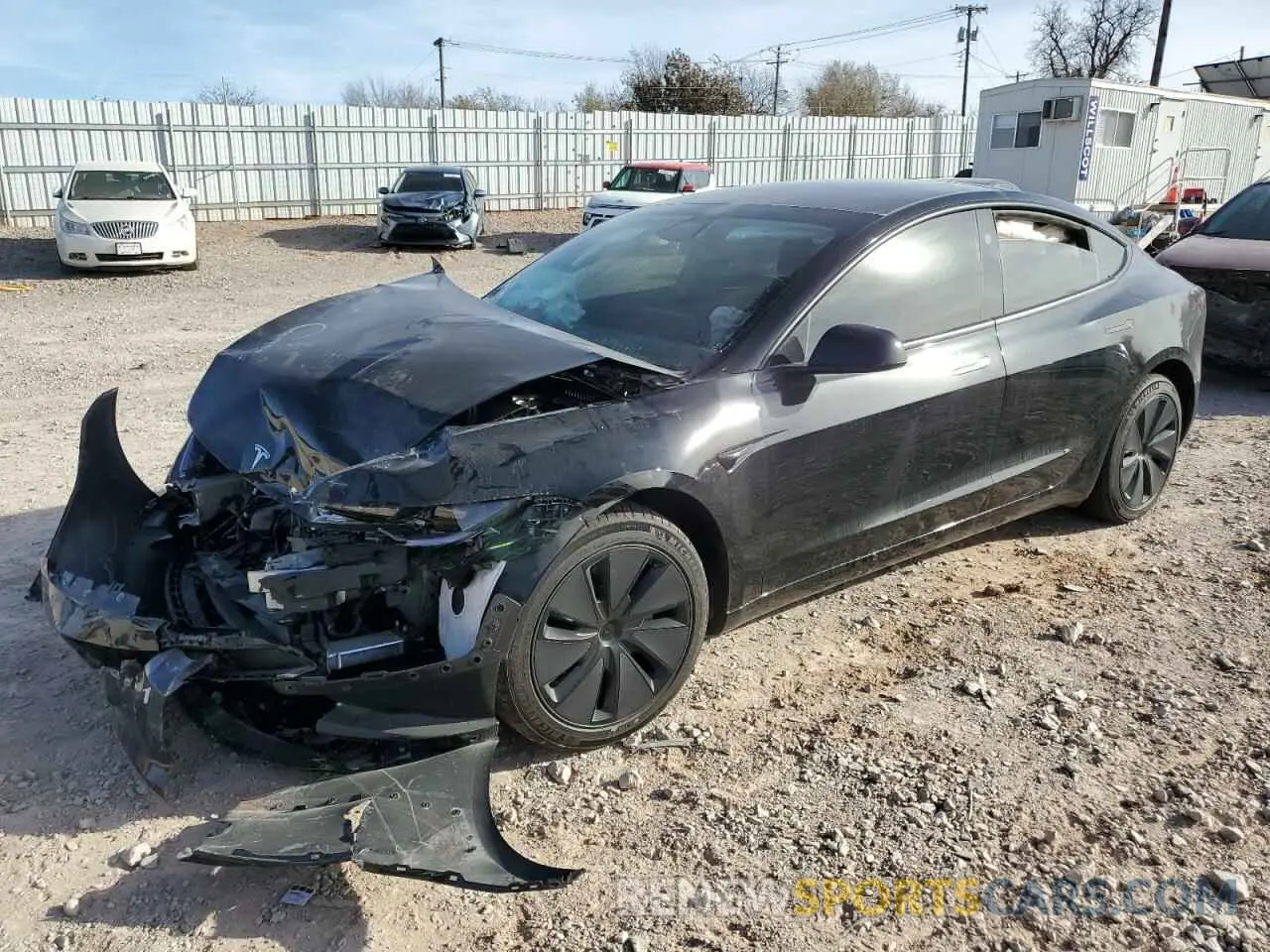 1 Photograph of a damaged car 5YJ3E1EA6RF858576 TESLA MODEL 3 2024