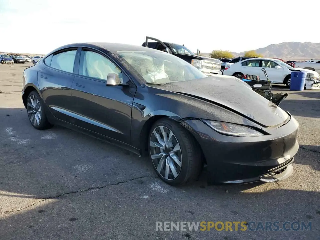4 Photograph of a damaged car 5YJ3E1EA6RF868668 TESLA MODEL 3 2024