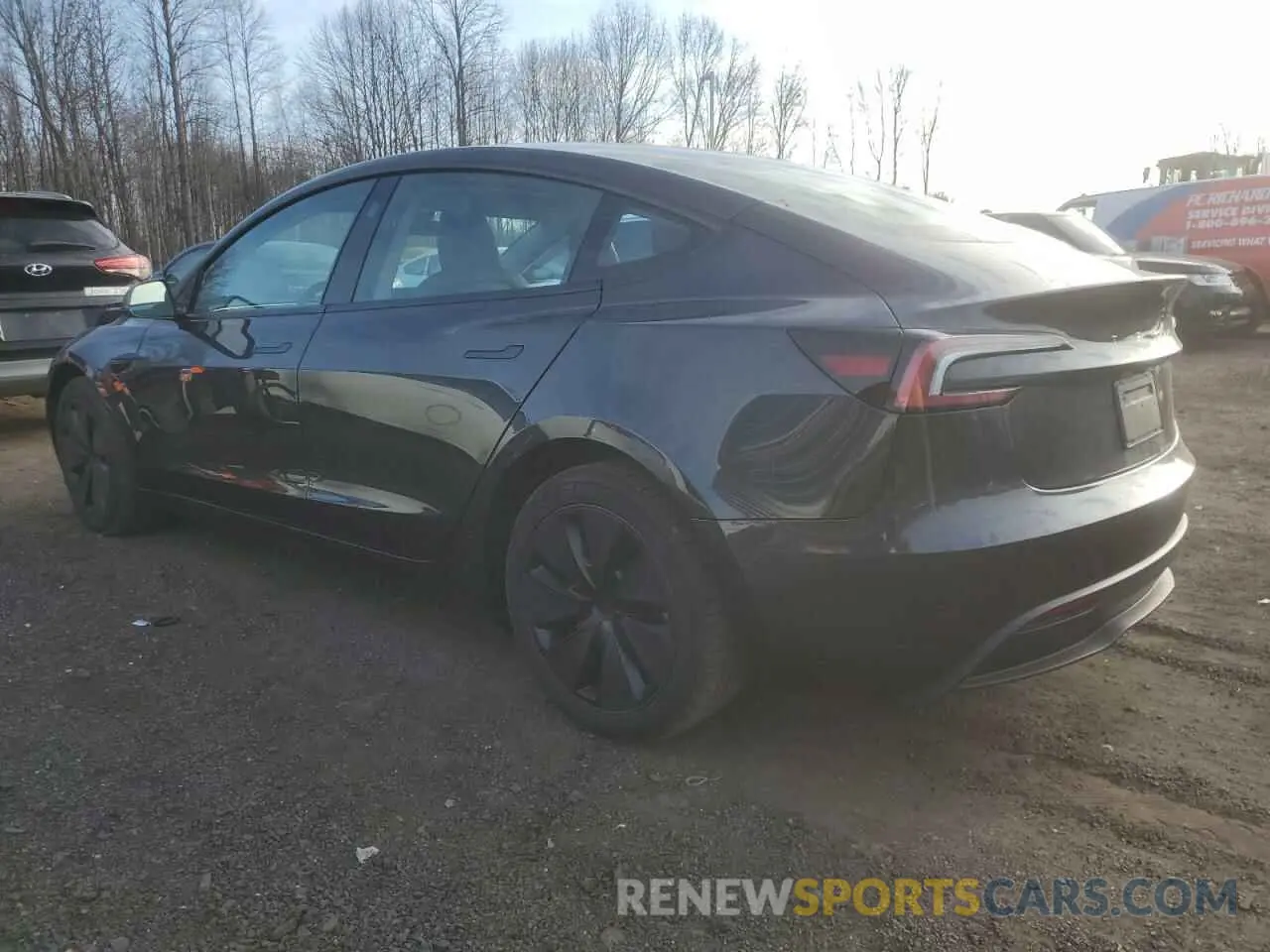 2 Photograph of a damaged car 5YJ3E1EA7RF730282 TESLA MODEL 3 2024
