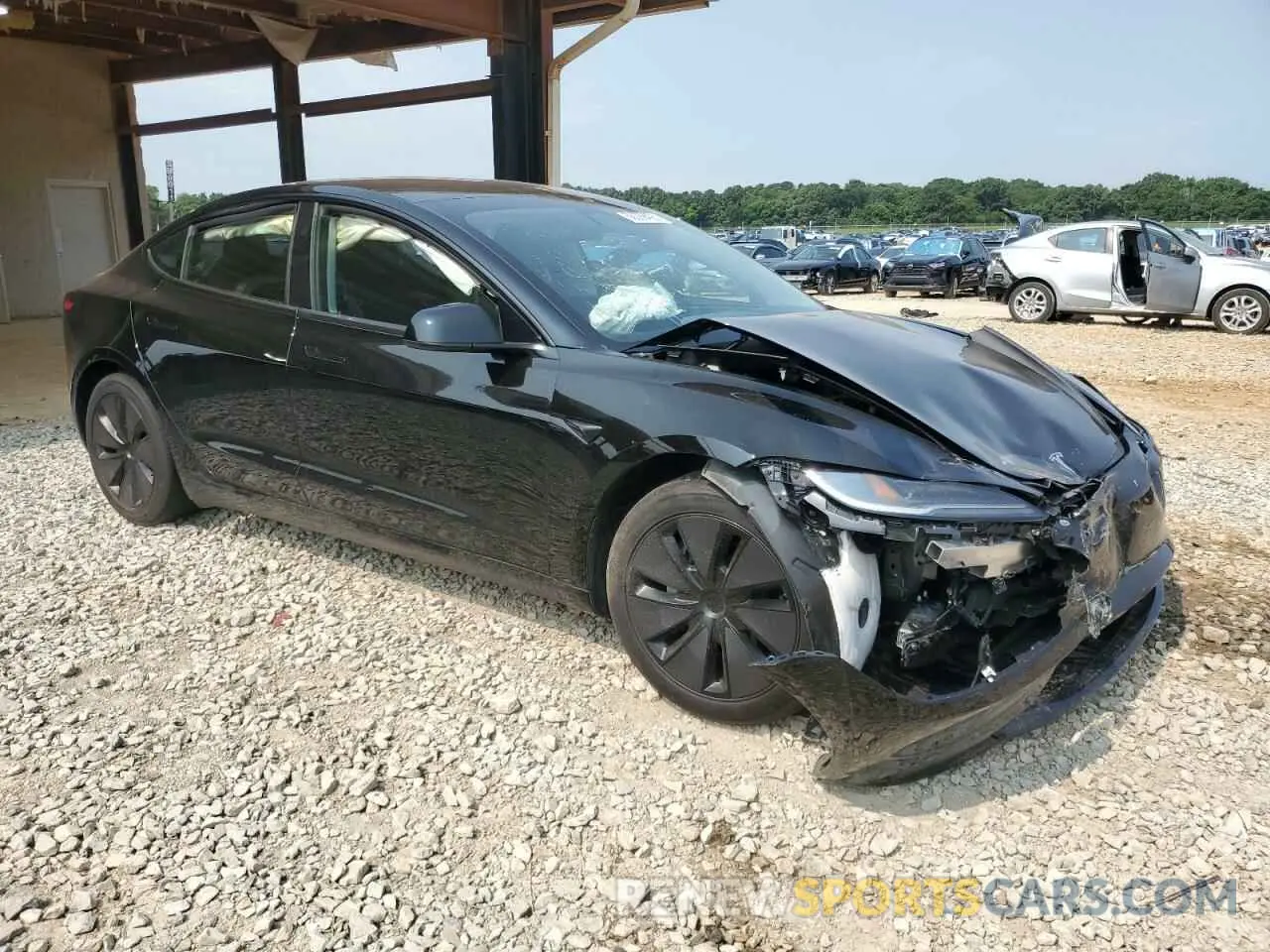 4 Photograph of a damaged car 5YJ3E1EA7RF738723 TESLA MODEL 3 2024
