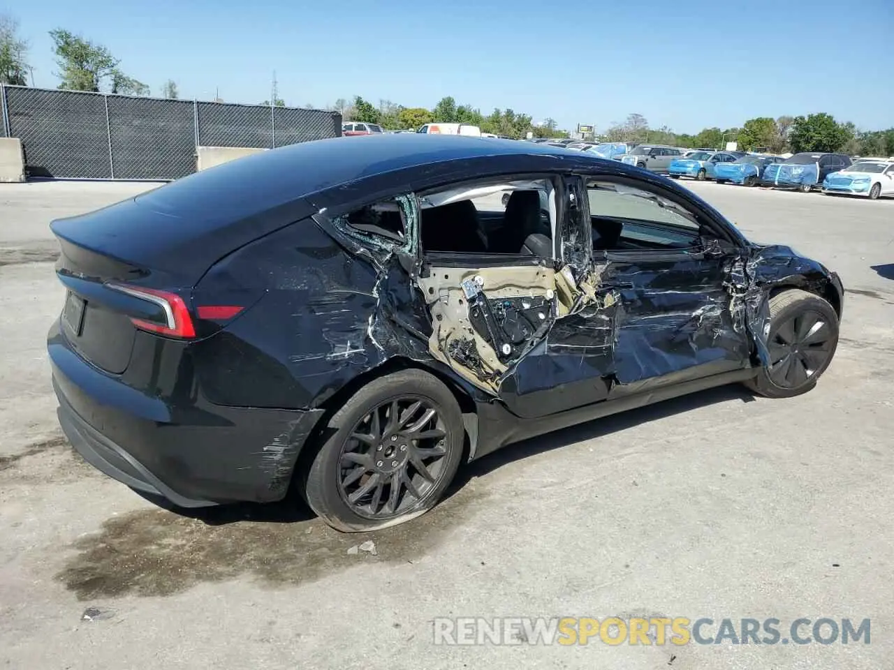 3 Photograph of a damaged car 5YJ3E1EA7RF747485 TESLA MODEL 3 2024