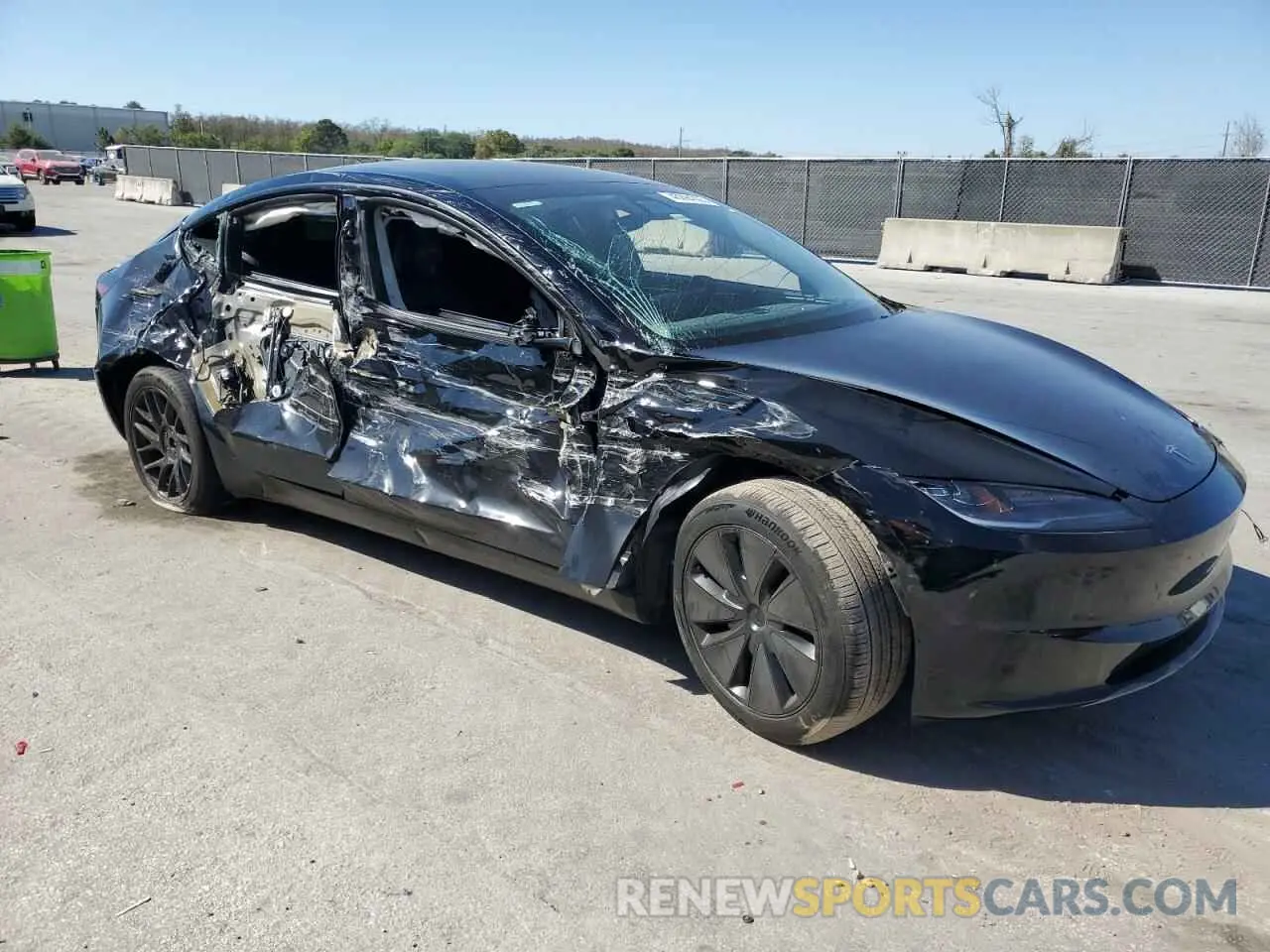 4 Photograph of a damaged car 5YJ3E1EA7RF747485 TESLA MODEL 3 2024