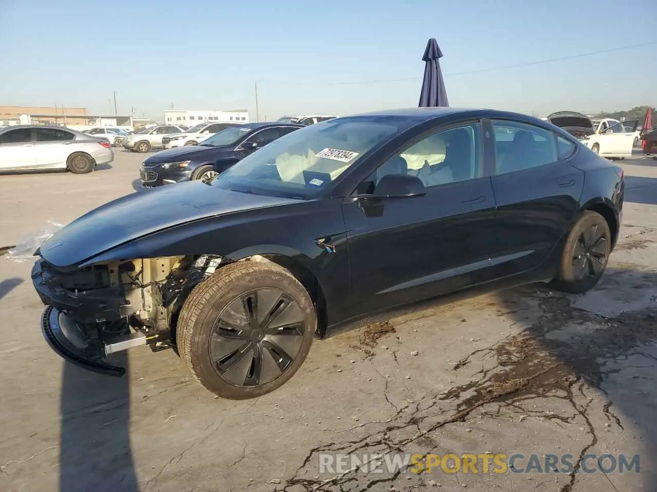 1 Photograph of a damaged car 5YJ3E1EA7RF757837 TESLA MODEL 3 2024