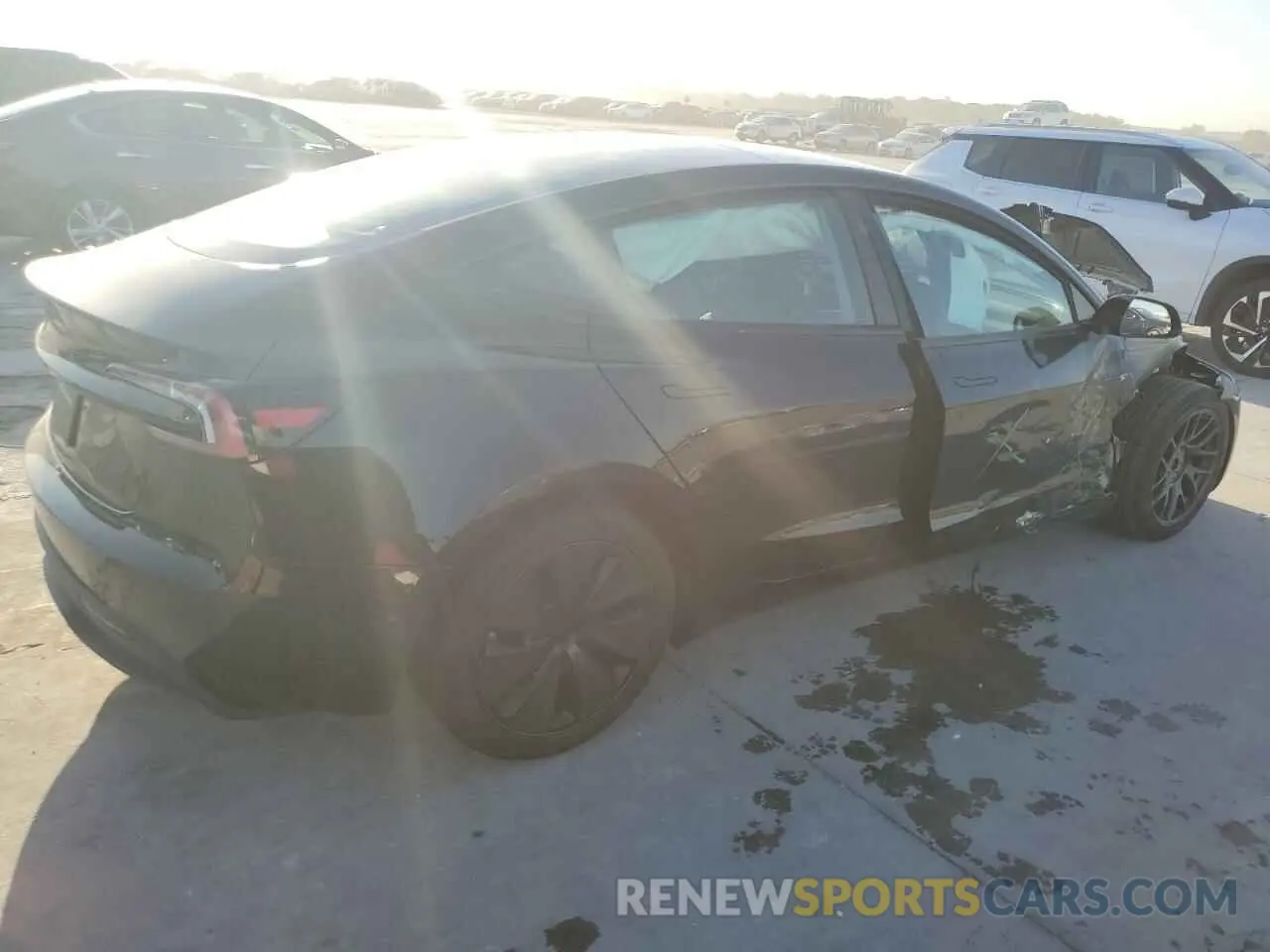 3 Photograph of a damaged car 5YJ3E1EA7RF757837 TESLA MODEL 3 2024