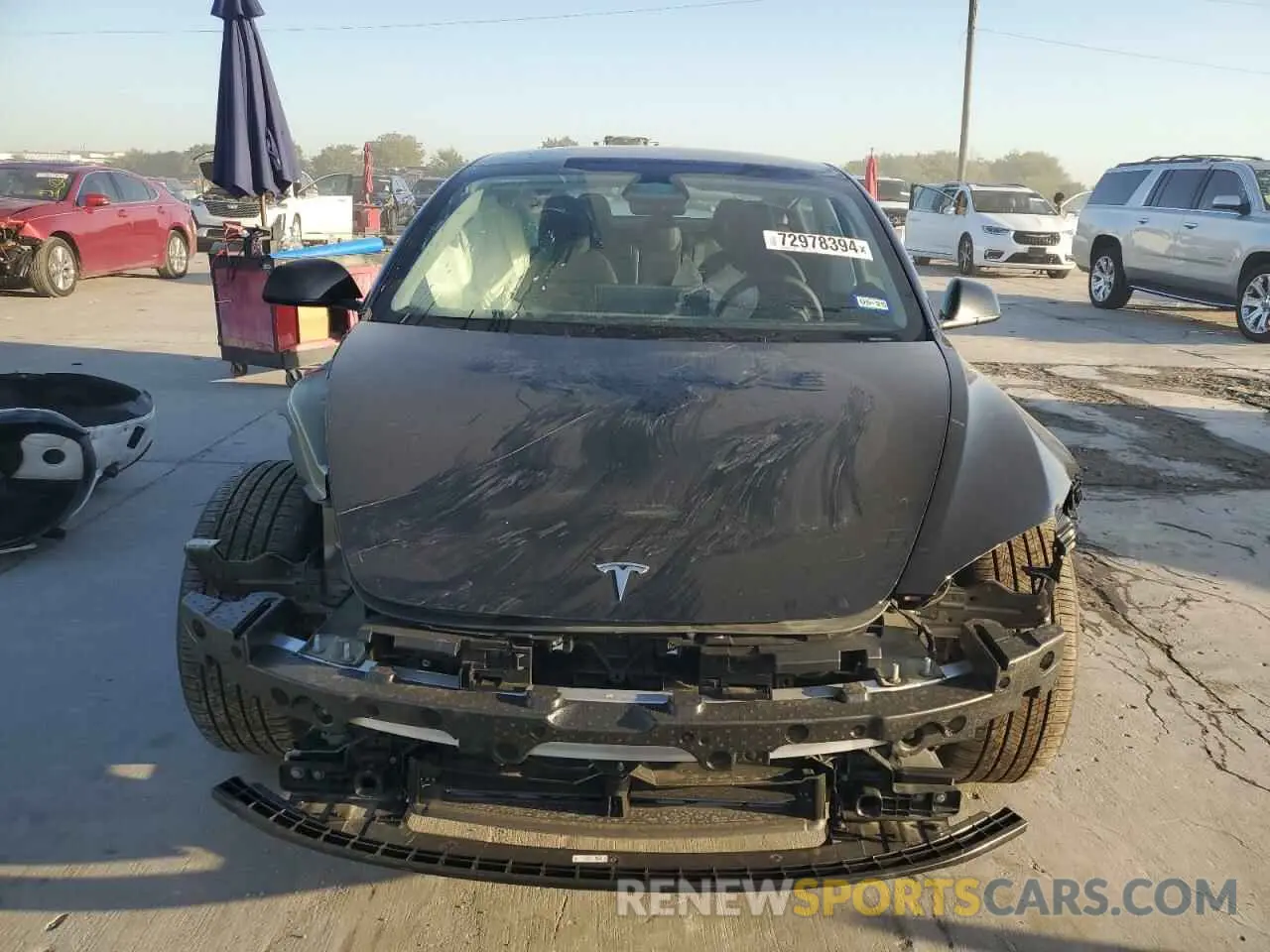 5 Photograph of a damaged car 5YJ3E1EA7RF757837 TESLA MODEL 3 2024