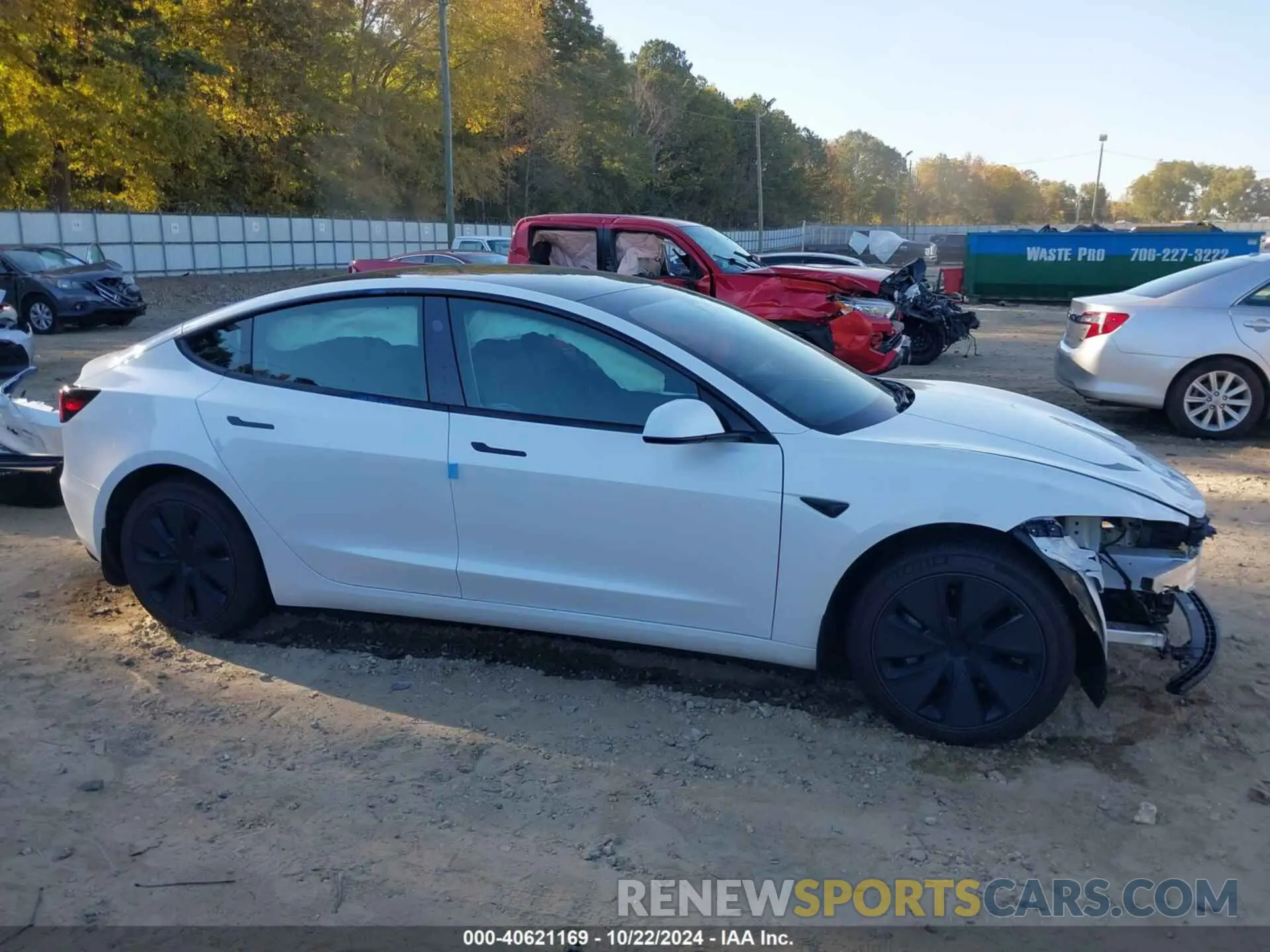 14 Photograph of a damaged car 5YJ3E1EA7RF824775 TESLA MODEL 3 2024