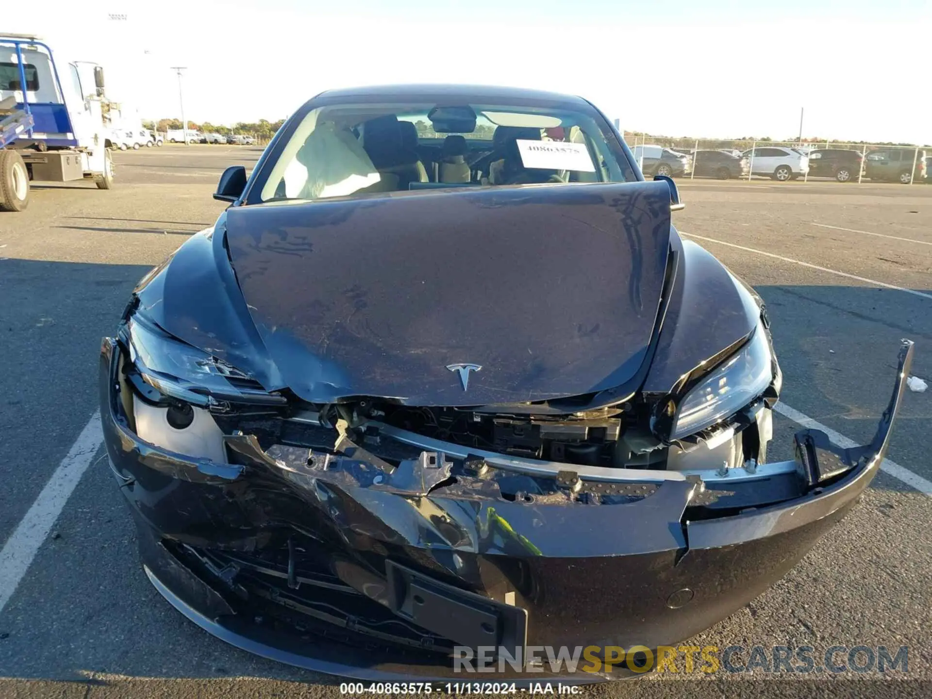 12 Фотография поврежденного автомобиля 5YJ3E1EA7RF853483 TESLA MODEL 3 2024