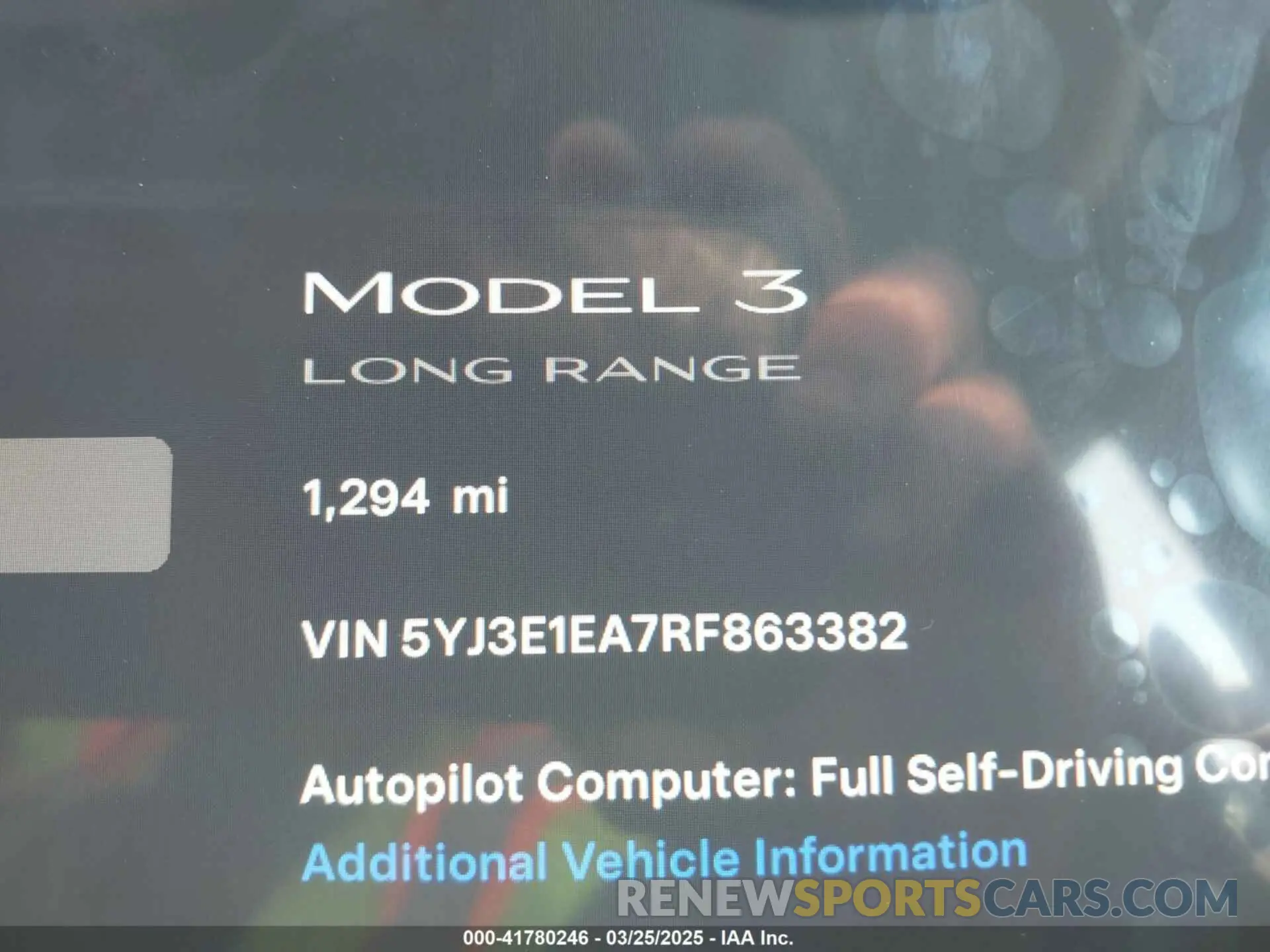 7 Фотография поврежденного автомобиля 5YJ3E1EA7RF863382 TESLA MODEL 3 2024