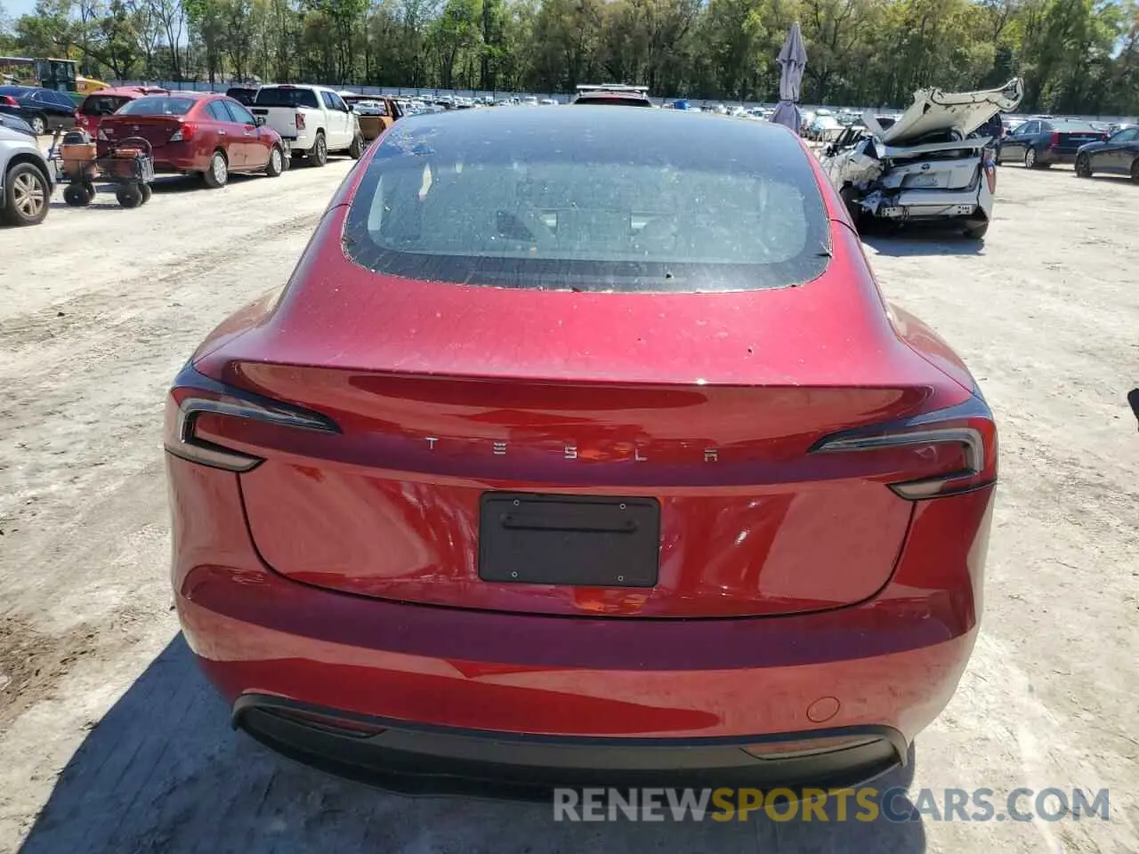 6 Photograph of a damaged car 5YJ3E1EA7RF864841 TESLA MODEL 3 2024