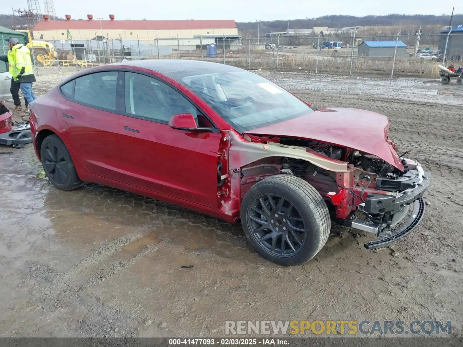 1 Фотография поврежденного автомобиля 5YJ3E1EA7RF869098 TESLA MODEL 3 2024