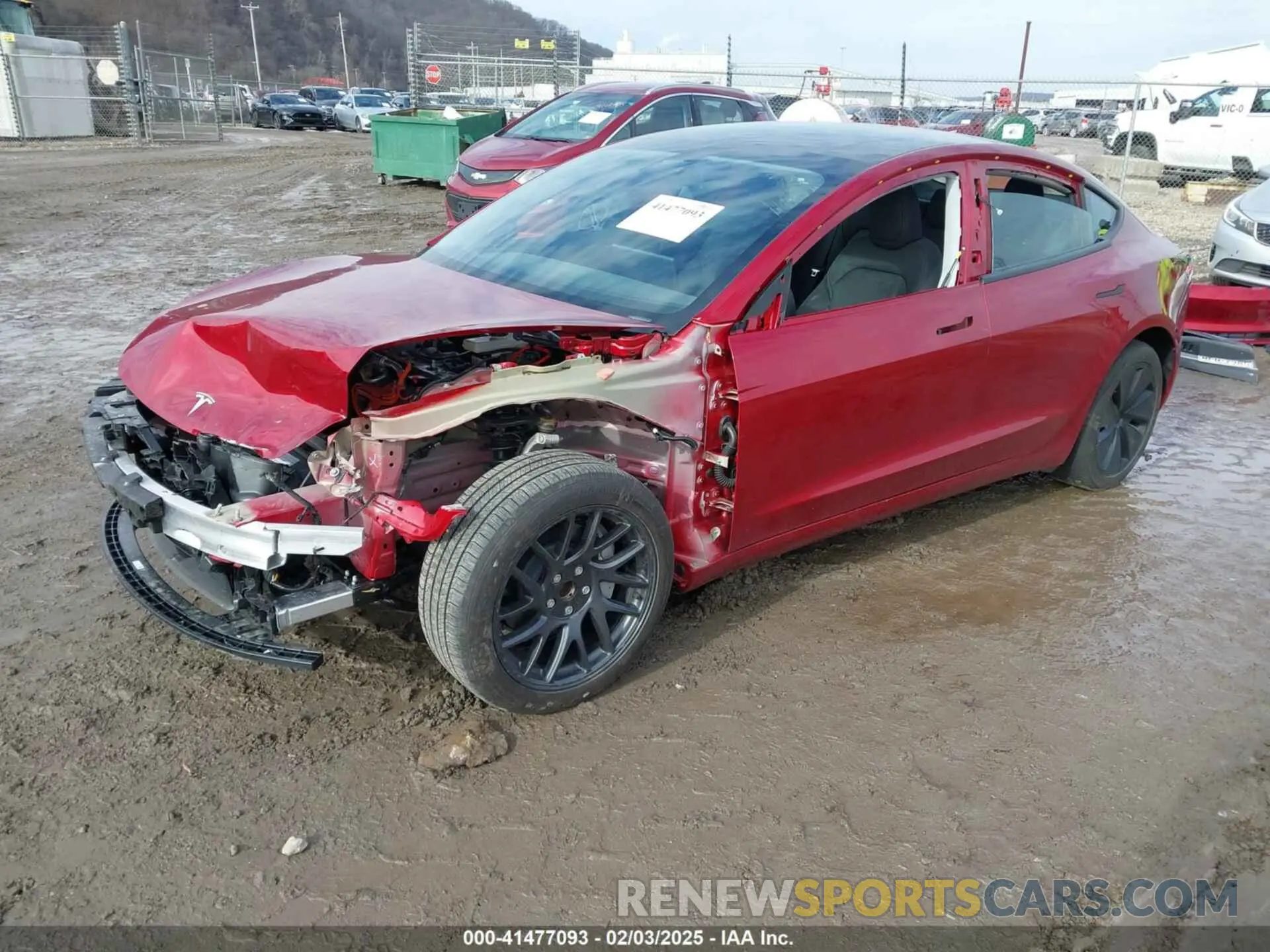 2 Фотография поврежденного автомобиля 5YJ3E1EA7RF869098 TESLA MODEL 3 2024