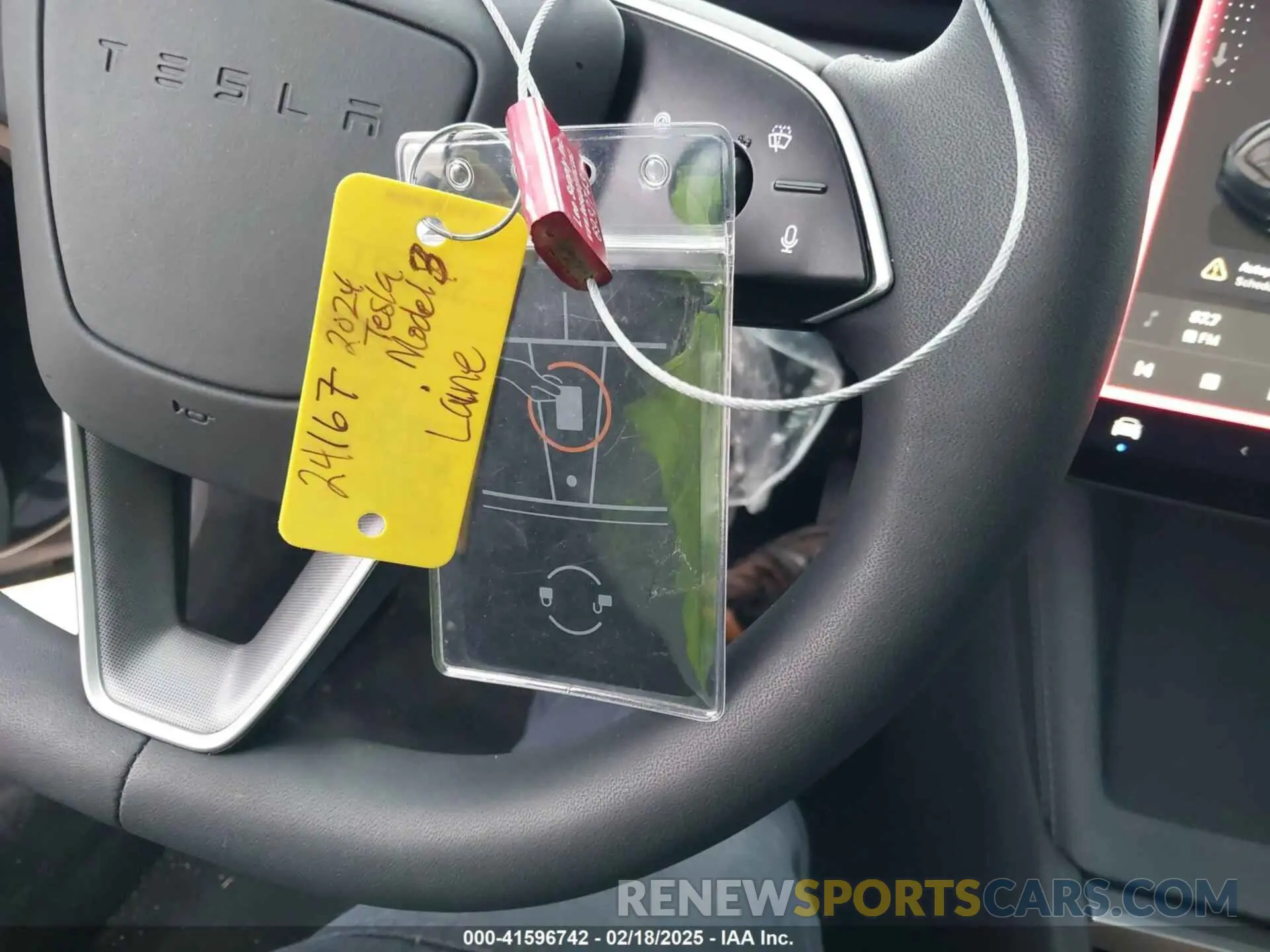 11 Photograph of a damaged car 5YJ3E1EA8RF722613 TESLA MODEL 3 2024