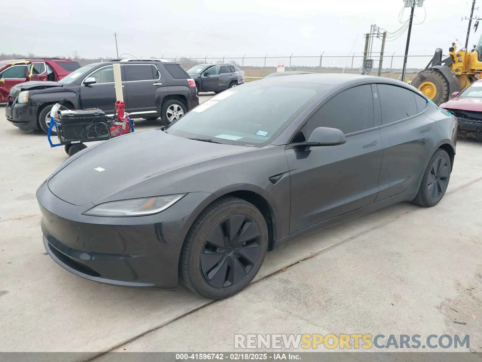 2 Photograph of a damaged car 5YJ3E1EA8RF722613 TESLA MODEL 3 2024