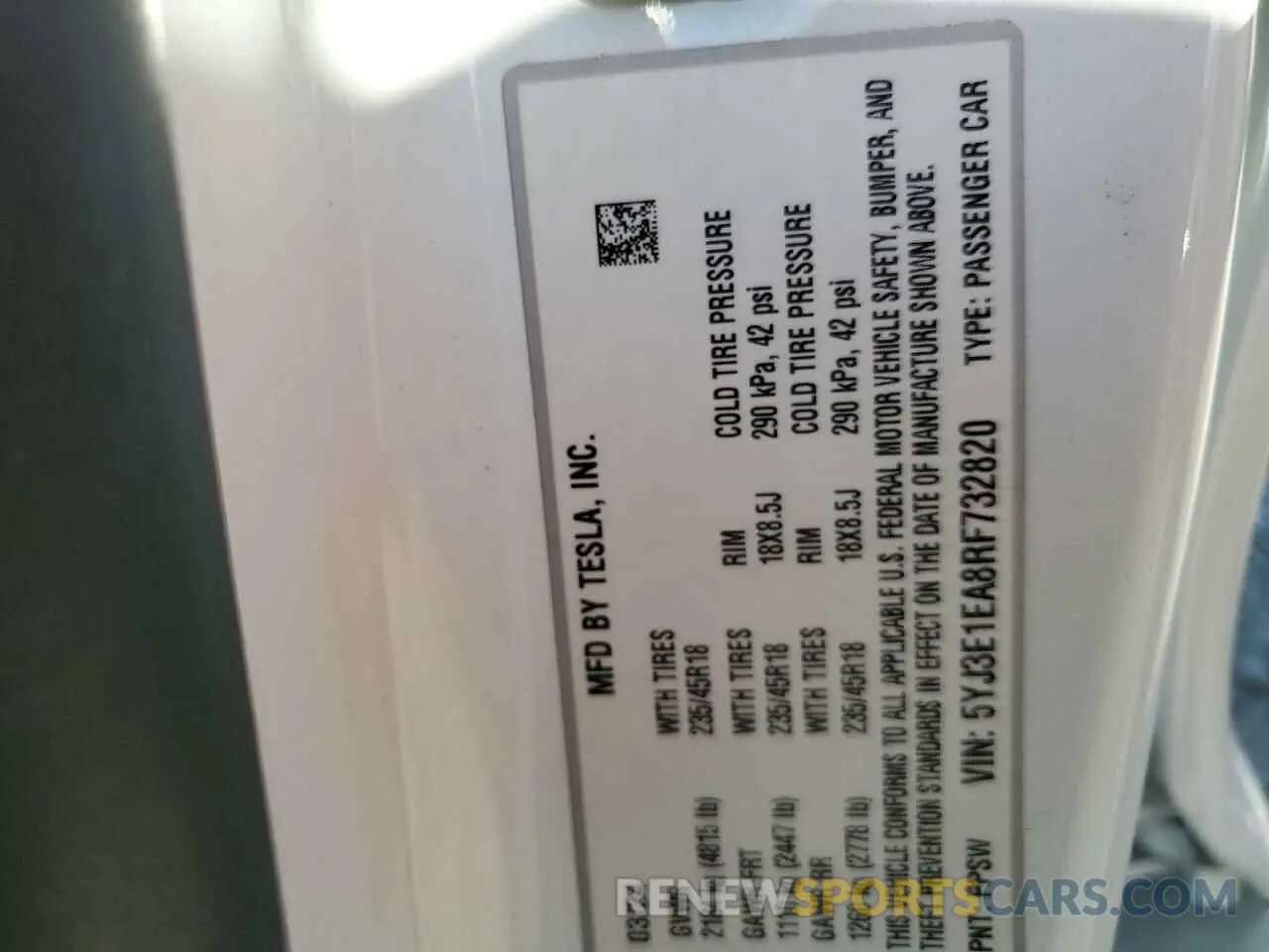 13 Фотография поврежденного автомобиля 5YJ3E1EA8RF732820 TESLA MODEL 3 2024