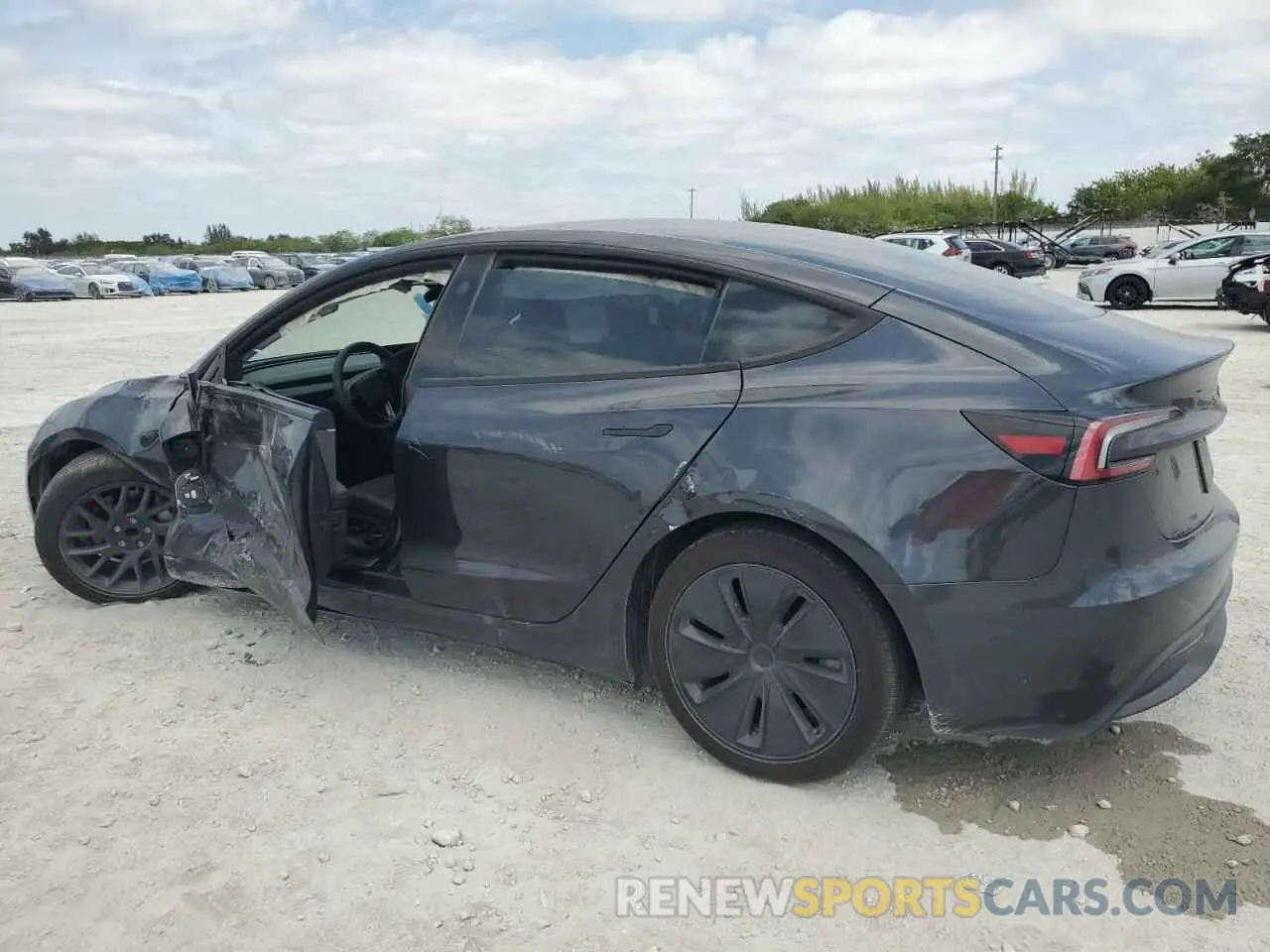 2 Photograph of a damaged car 5YJ3E1EA8RF749228 TESLA MODEL 3 2024