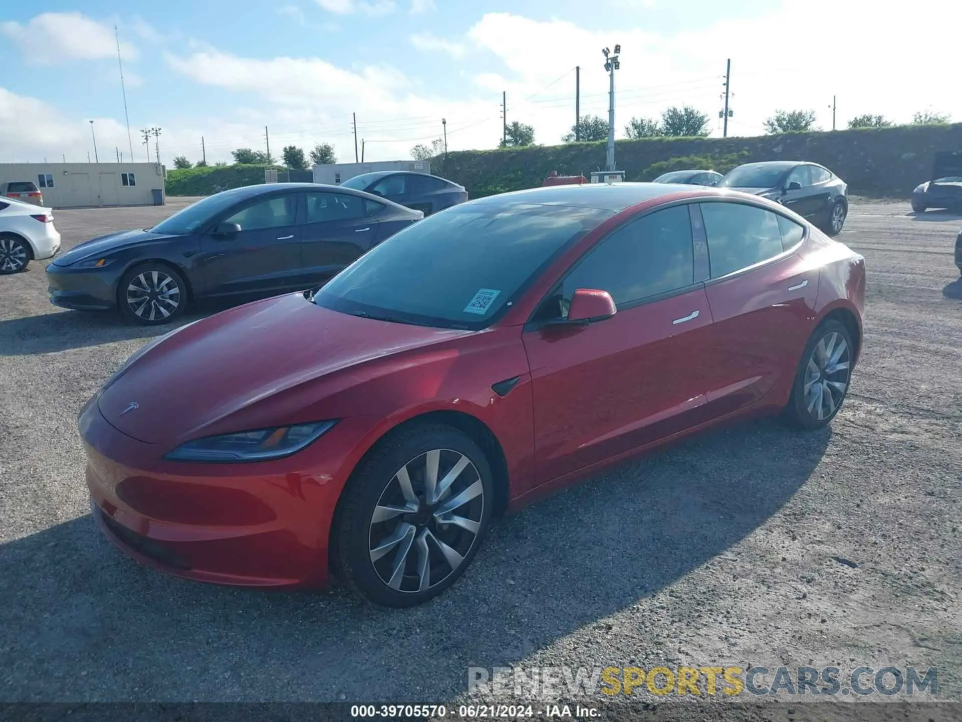 2 Photograph of a damaged car 5YJ3E1EA8RF752663 TESLA MODEL 3 2024