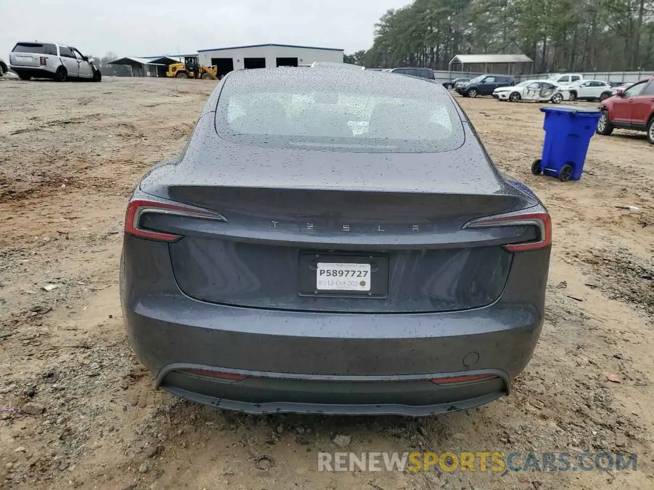 6 Photograph of a damaged car 5YJ3E1EA8RF755854 TESLA MODEL 3 2024