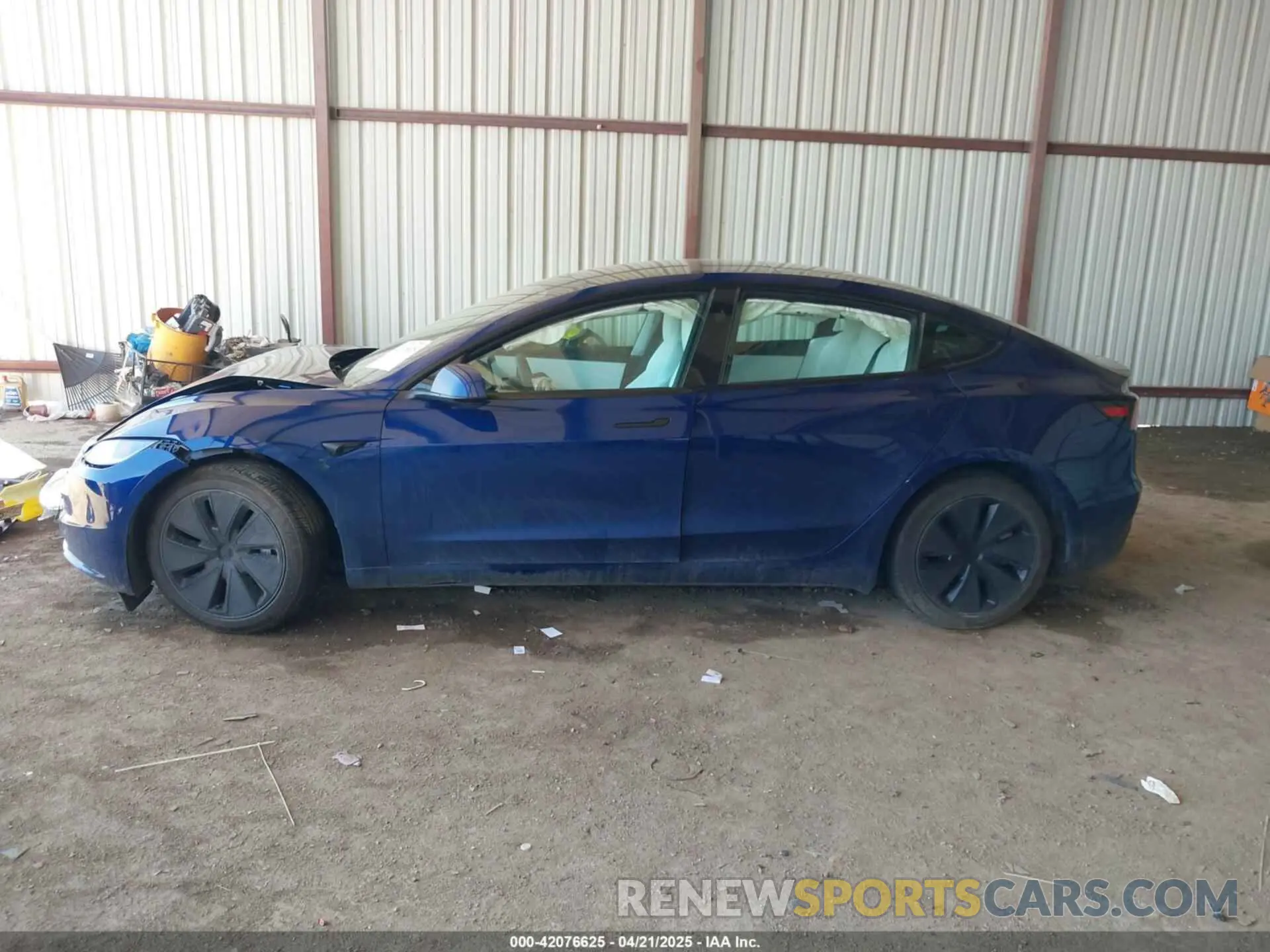 13 Photograph of a damaged car 5YJ3E1EA8RF833727 TESLA MODEL 3 2024