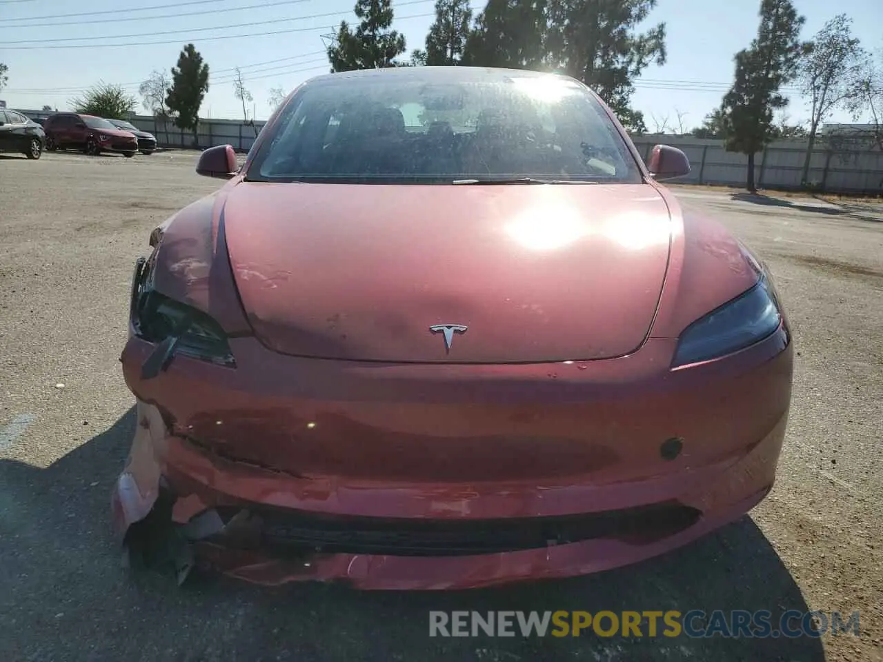 5 Photograph of a damaged car 5YJ3E1EA8RF843626 TESLA MODEL 3 2024