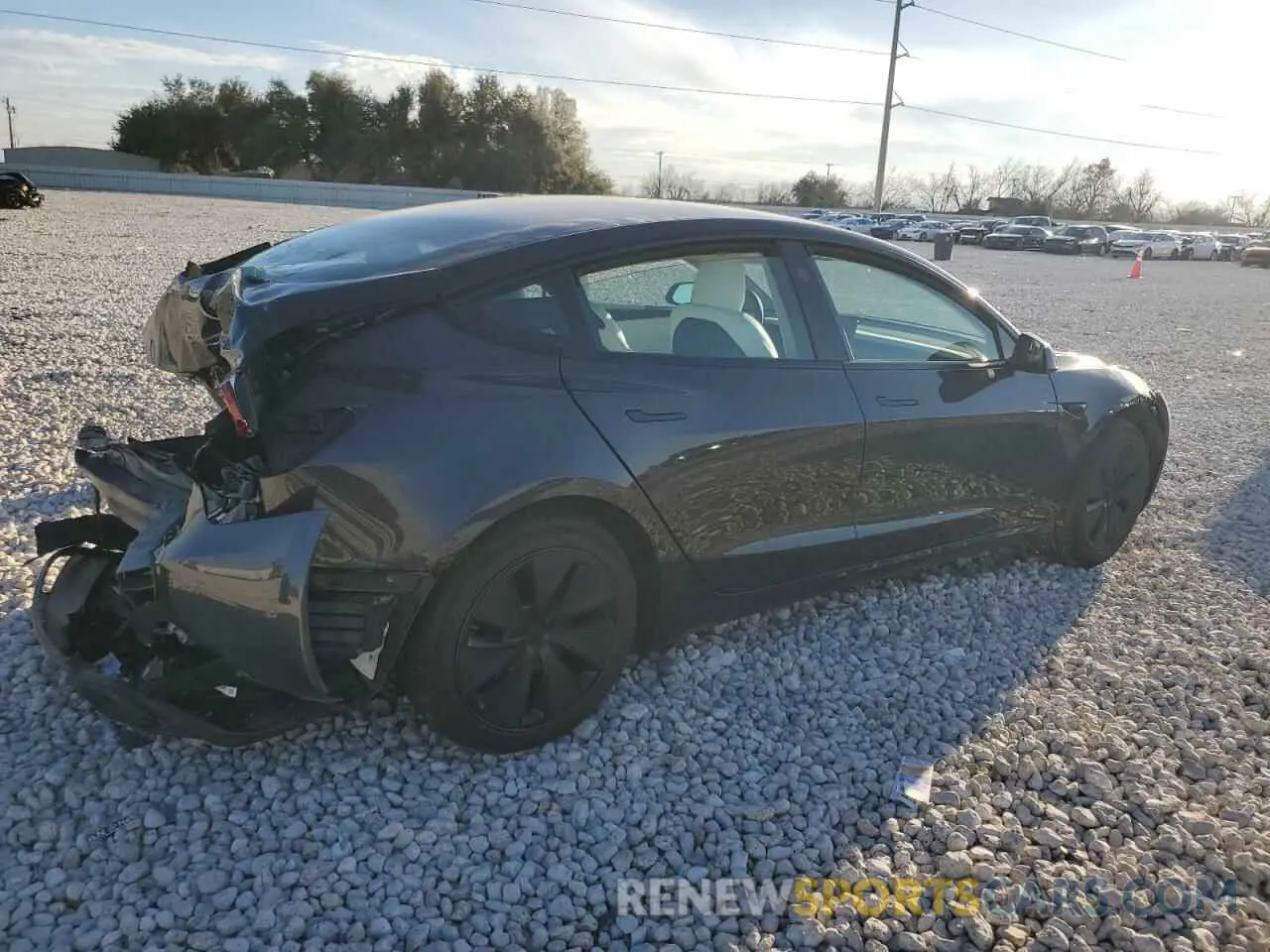 3 Photograph of a damaged car 5YJ3E1EA8RF856859 TESLA MODEL 3 2024