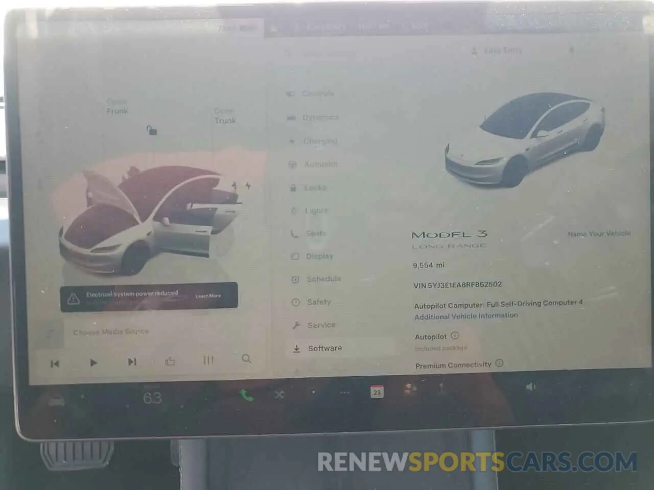 9 Photograph of a damaged car 5YJ3E1EA8RF862502 TESLA MODEL 3 2024