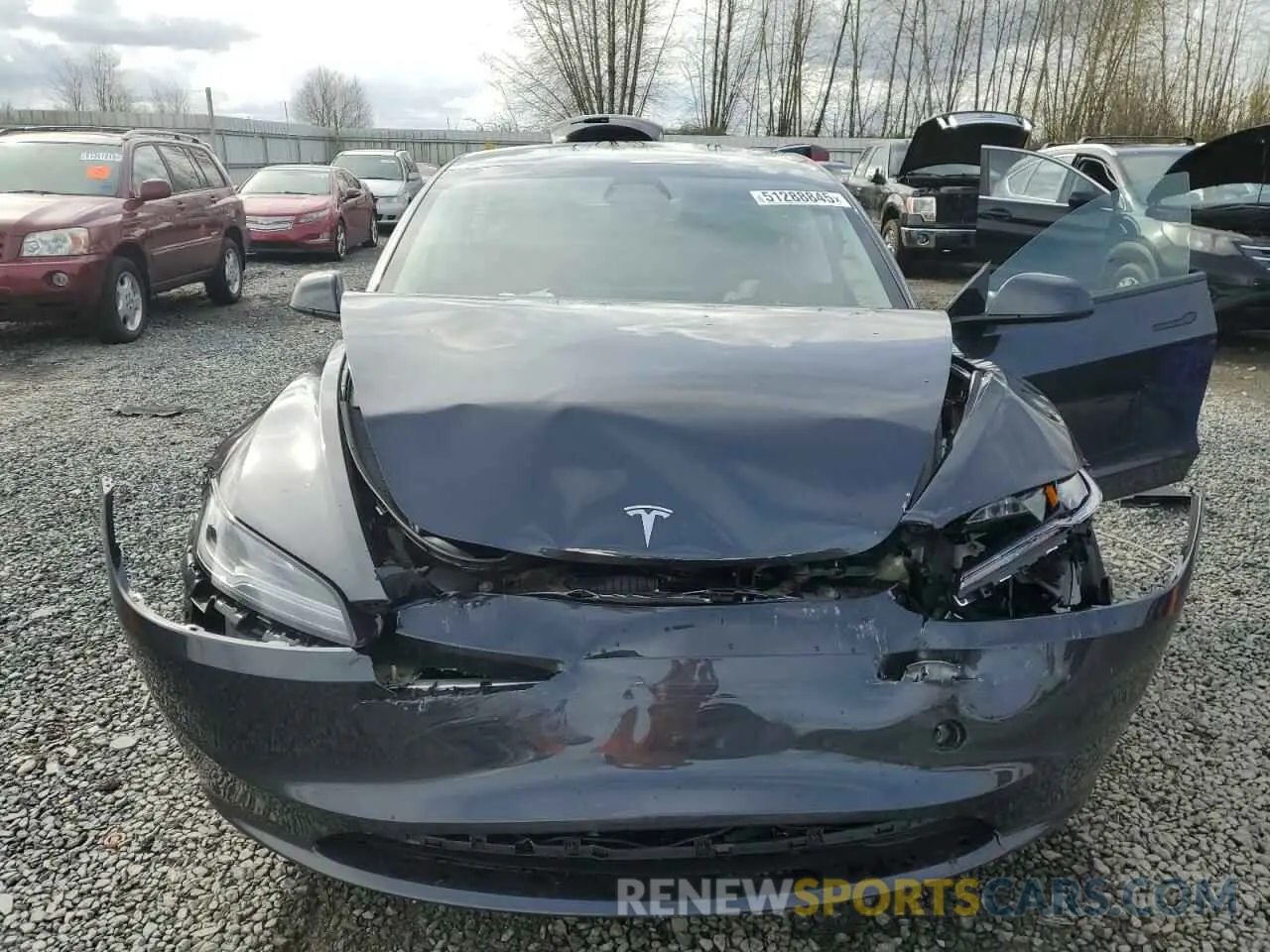 5 Фотография поврежденного автомобиля 5YJ3E1EA8RF864038 TESLA MODEL 3 2024