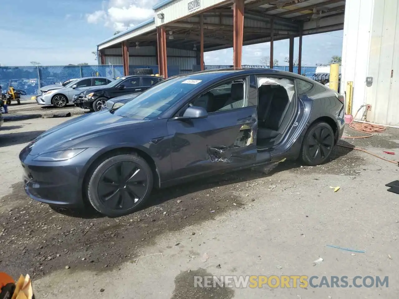 1 Photograph of a damaged car 5YJ3E1EA8RF868400 TESLA MODEL 3 2024