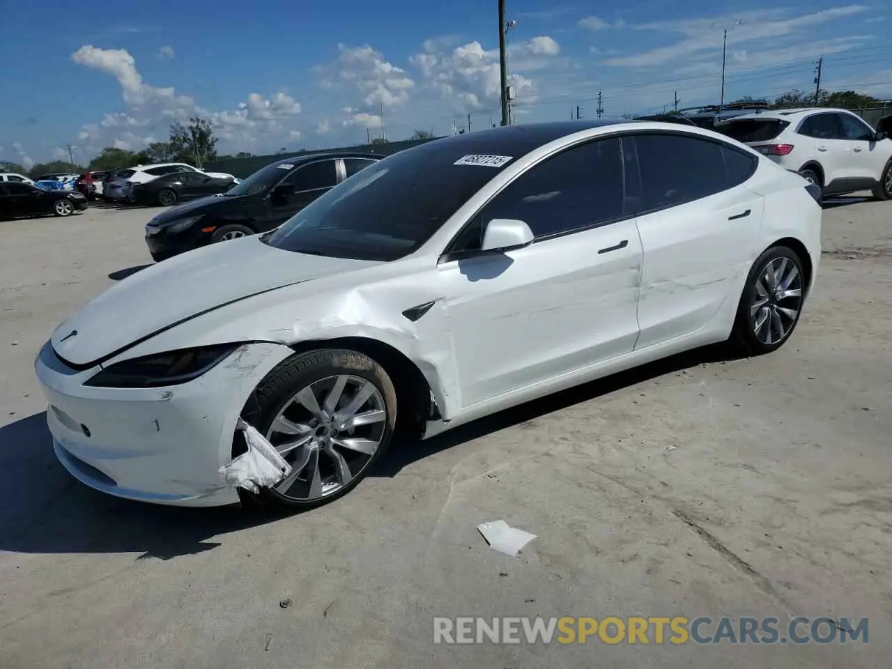 1 Фотография поврежденного автомобиля 5YJ3E1EA9RF752350 TESLA MODEL 3 2024