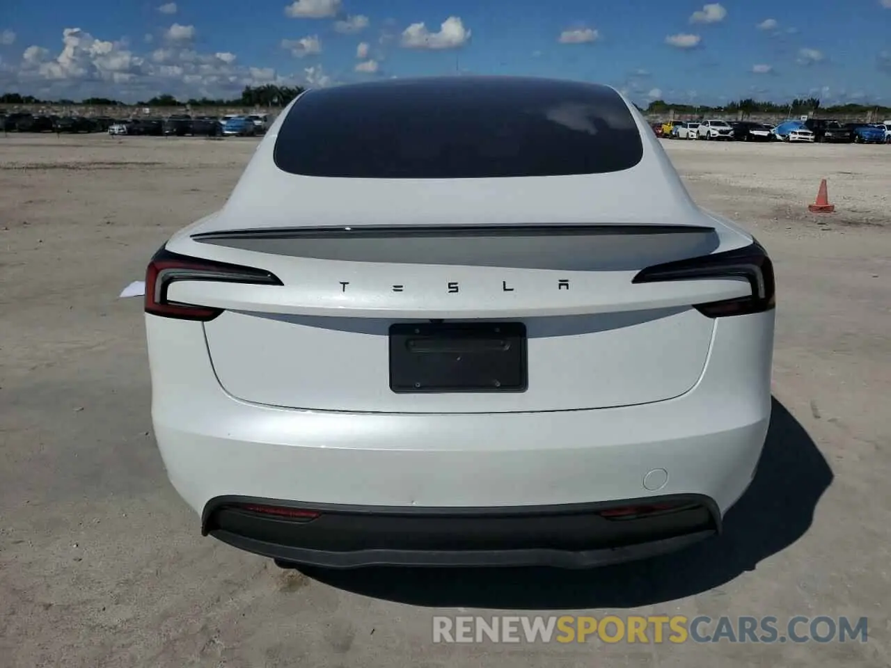 6 Фотография поврежденного автомобиля 5YJ3E1EA9RF752350 TESLA MODEL 3 2024