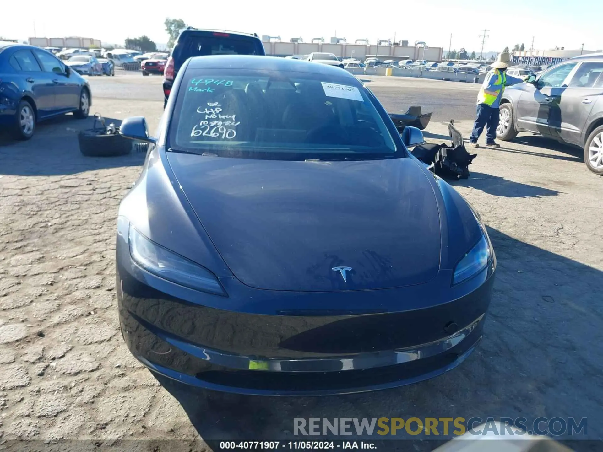 13 Photograph of a damaged car 5YJ3E1EA9RF786143 TESLA MODEL 3 2024