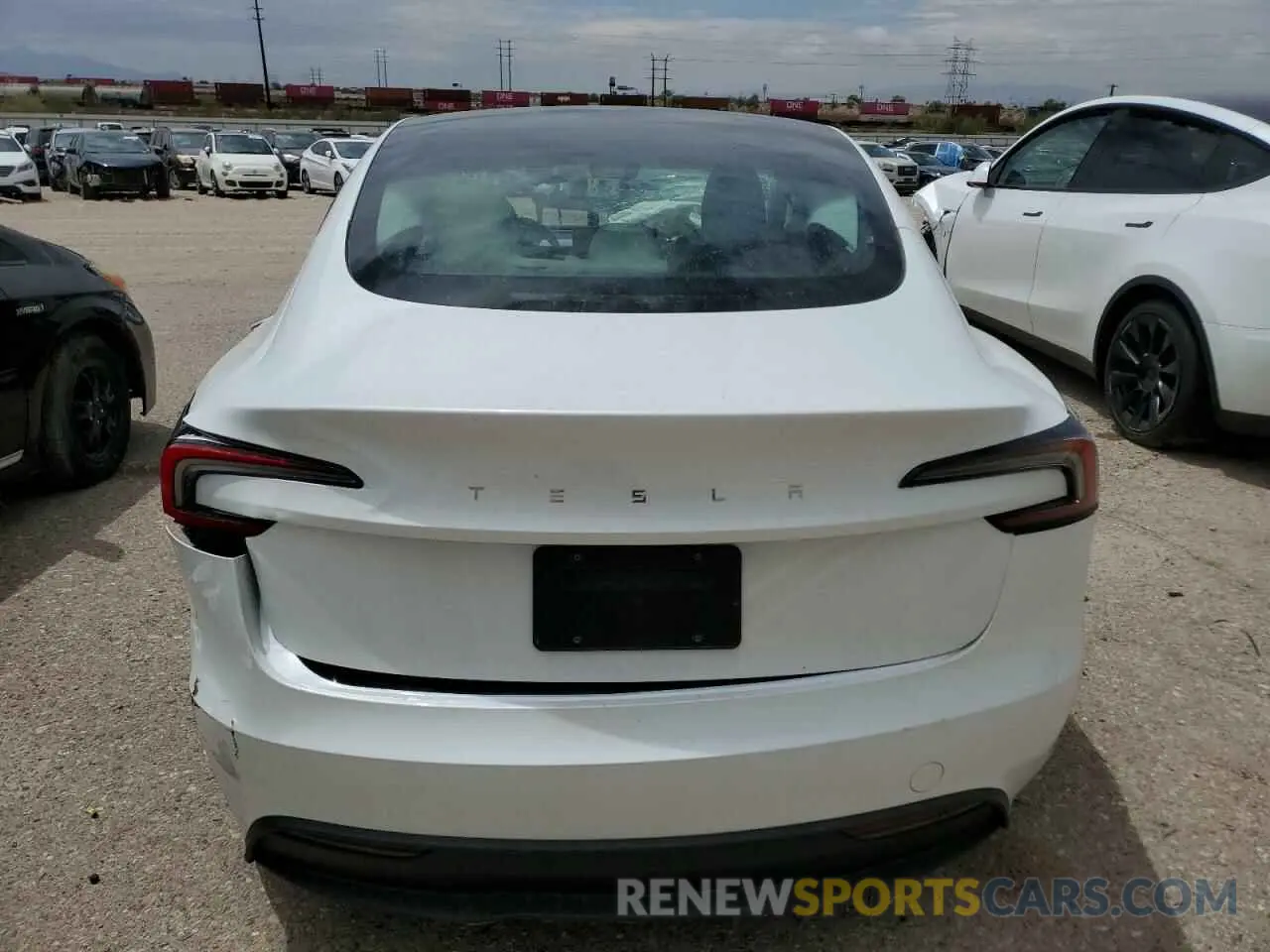 6 Photograph of a damaged car 5YJ3E1EA9RF815933 TESLA MODEL 3 2024