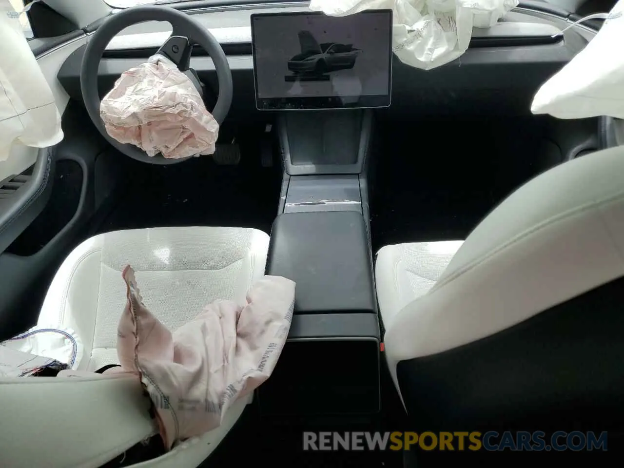 8 Photograph of a damaged car 5YJ3E1EA9RF815933 TESLA MODEL 3 2024