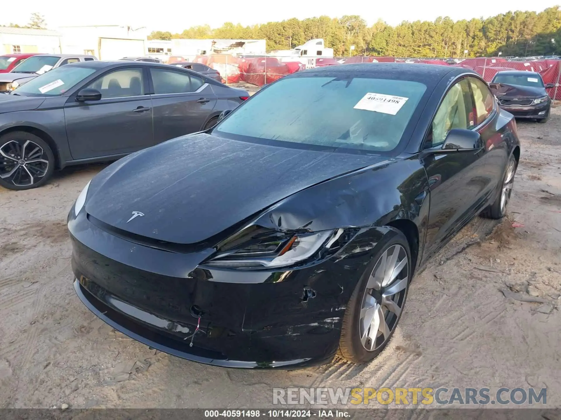 6 Photograph of a damaged car 5YJ3E1EA9RF821831 TESLA MODEL 3 2024