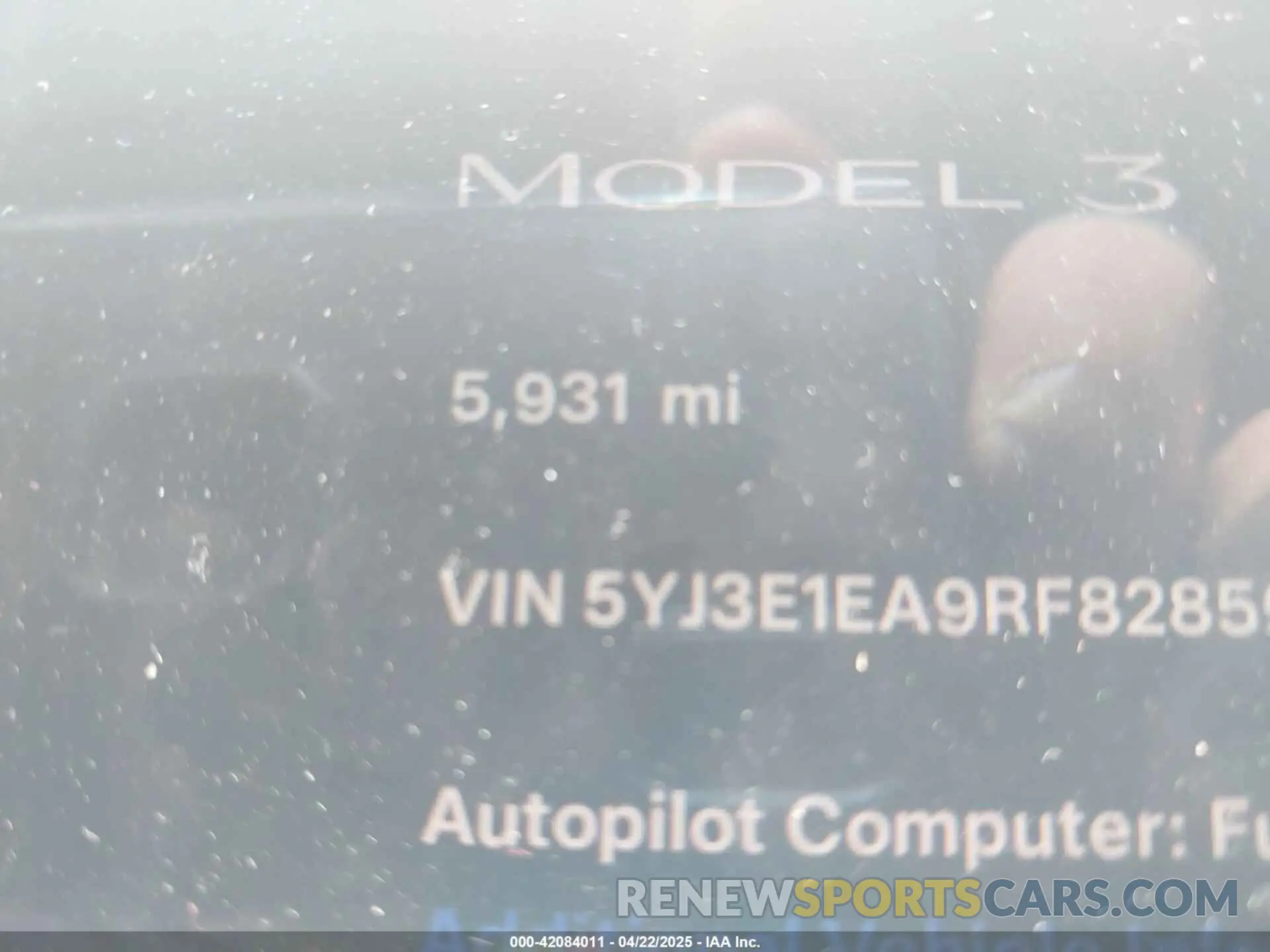 15 Фотография поврежденного автомобиля 5YJ3E1EA9RF828598 TESLA MODEL 3 2024