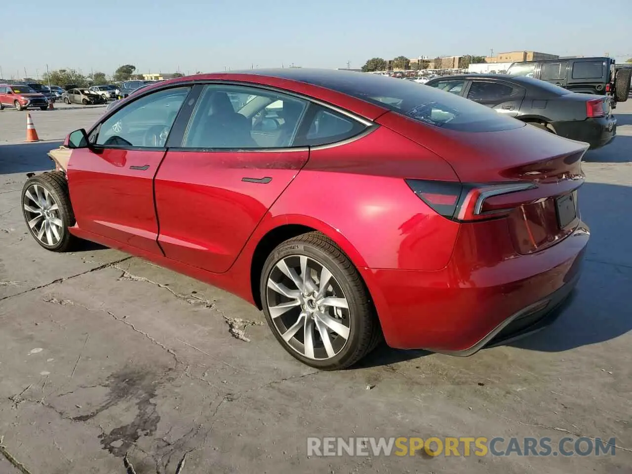 2 Photograph of a damaged car 5YJ3E1EA9RF829945 TESLA MODEL 3 2024
