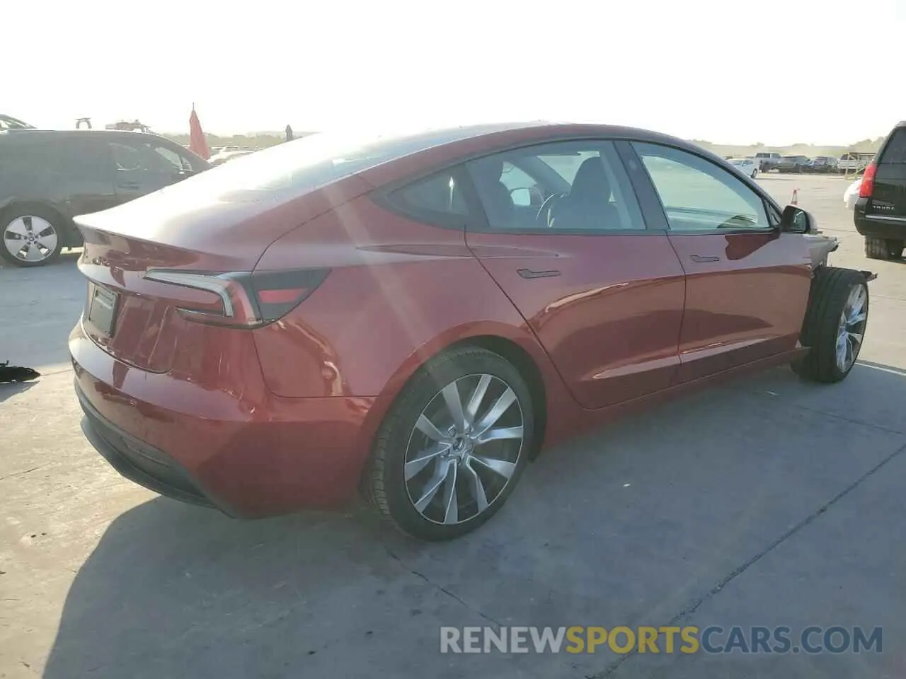 3 Photograph of a damaged car 5YJ3E1EA9RF829945 TESLA MODEL 3 2024
