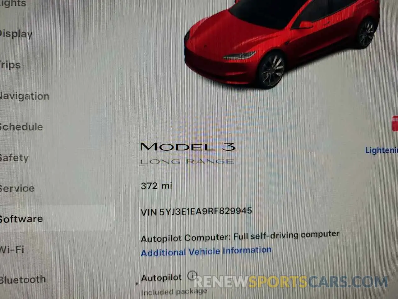 9 Photograph of a damaged car 5YJ3E1EA9RF829945 TESLA MODEL 3 2024