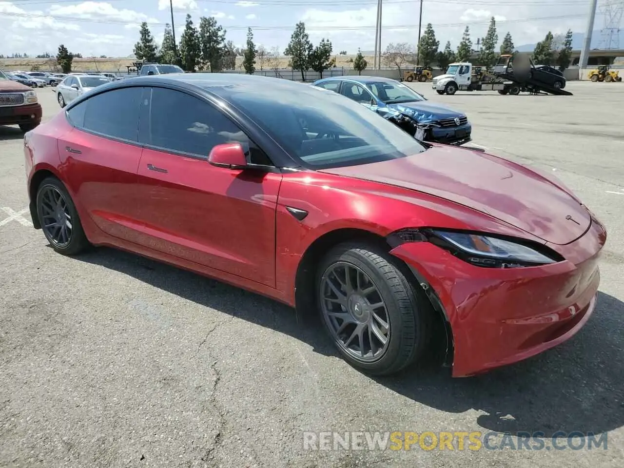4 Фотография поврежденного автомобиля 5YJ3E1EA9RF848978 TESLA MODEL 3 2024