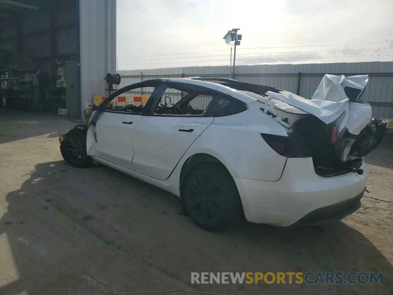 2 Photograph of a damaged car 5YJ3E1EA9RF858023 TESLA MODEL 3 2024