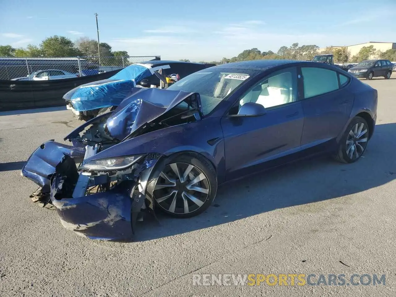 1 Photograph of a damaged car 5YJ3E1EA9RF868731 TESLA MODEL 3 2024