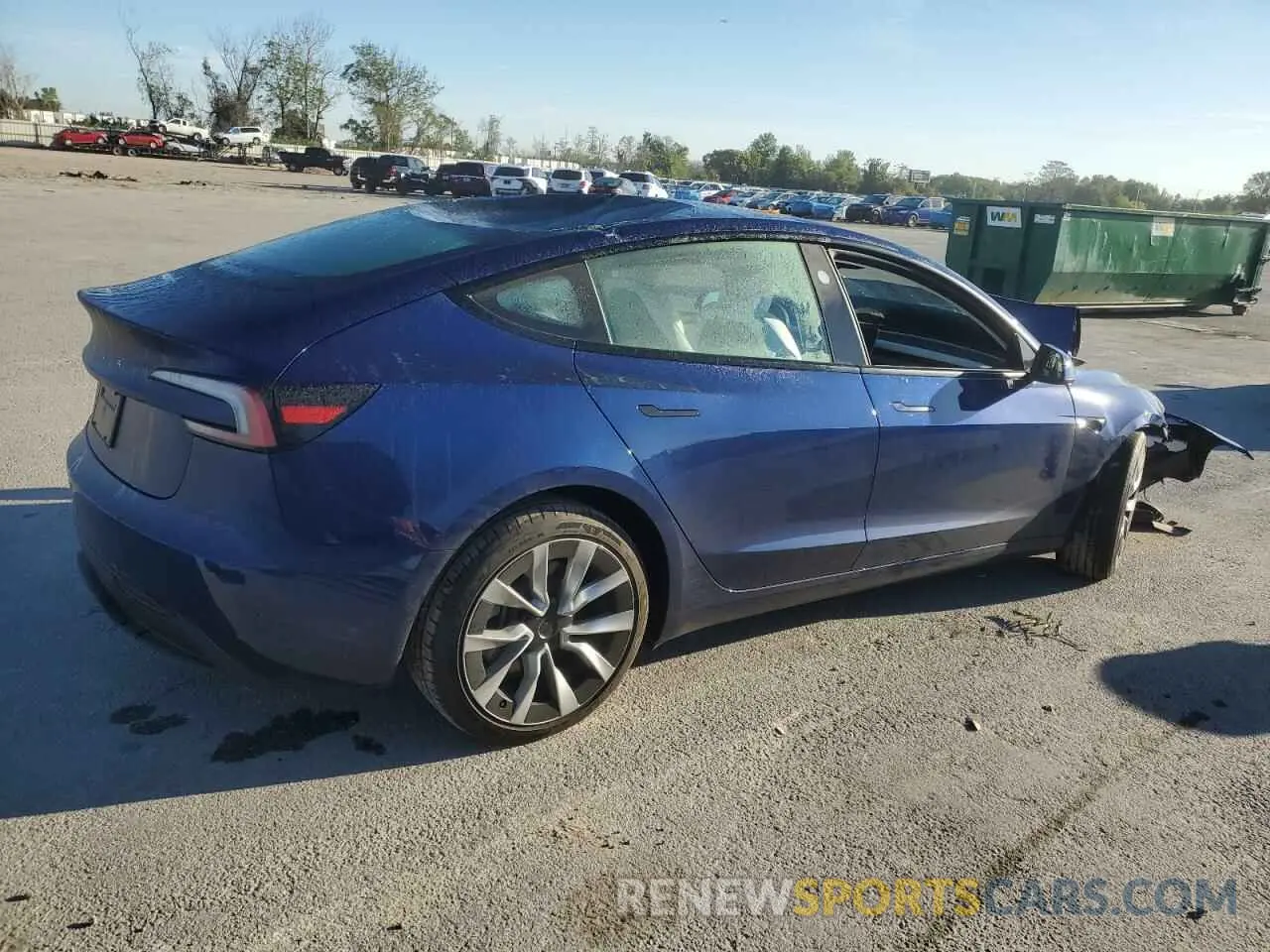 3 Photograph of a damaged car 5YJ3E1EA9RF868731 TESLA MODEL 3 2024