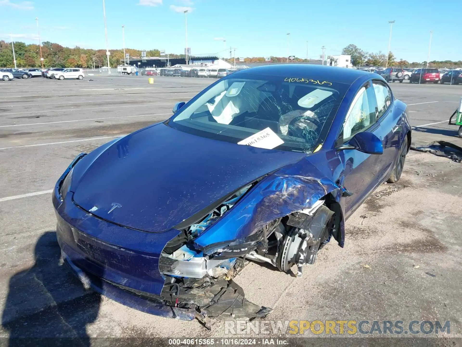 2 Photograph of a damaged car 5YJ3E1EA9RF869006 TESLA MODEL 3 2024