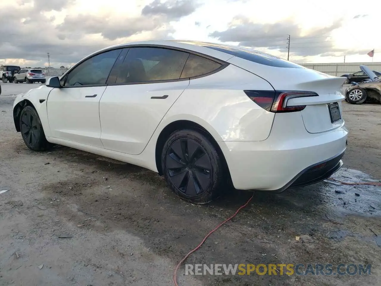 2 Photograph of a damaged car 5YJ3E1EAXRF738148 TESLA MODEL 3 2024