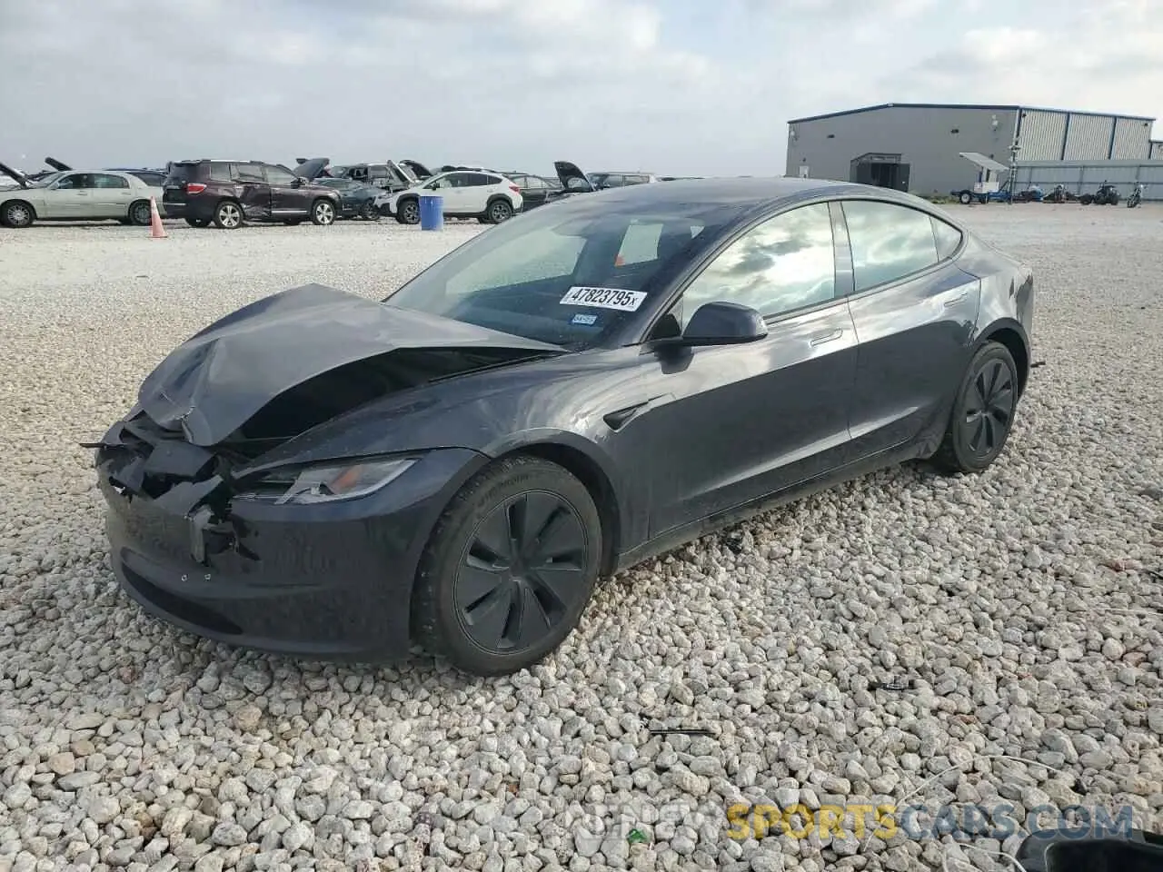 1 Фотография поврежденного автомобиля 5YJ3E1EAXRF741132 TESLA MODEL 3 2024