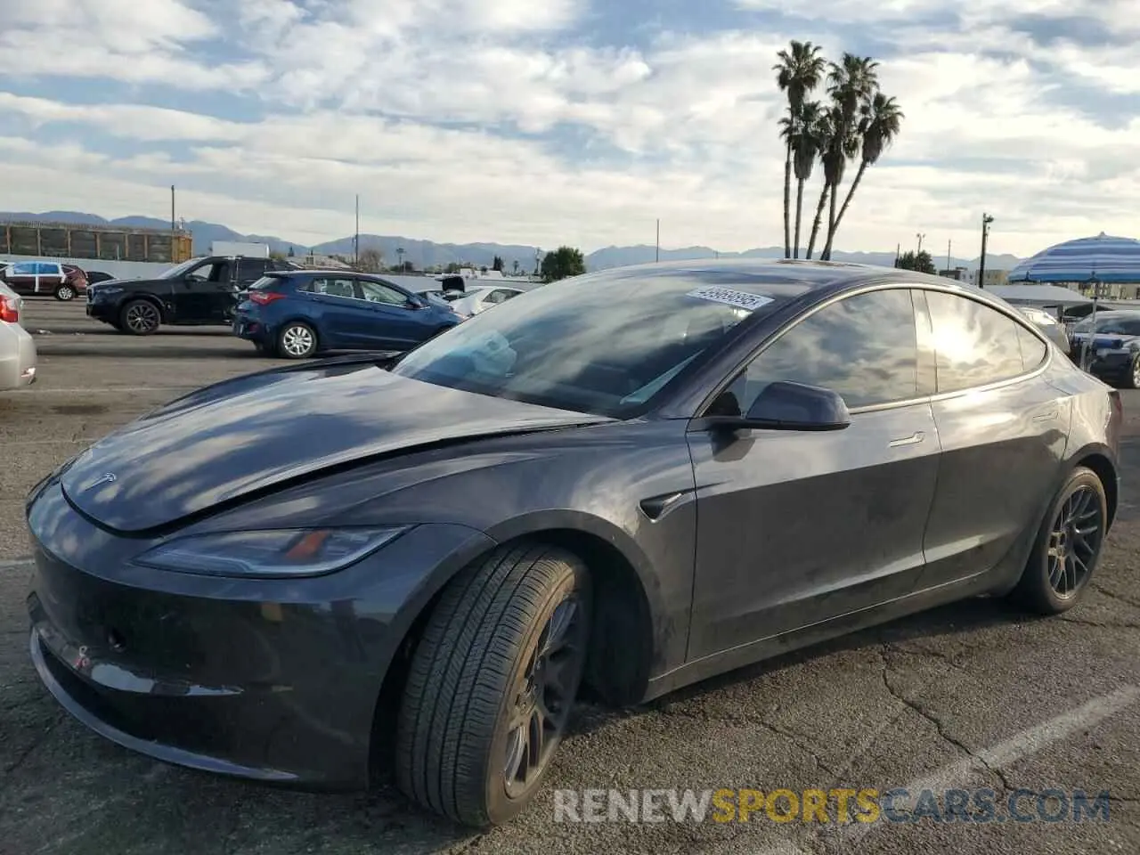 1 Фотография поврежденного автомобиля 5YJ3E1EAXRF749828 TESLA MODEL 3 2024