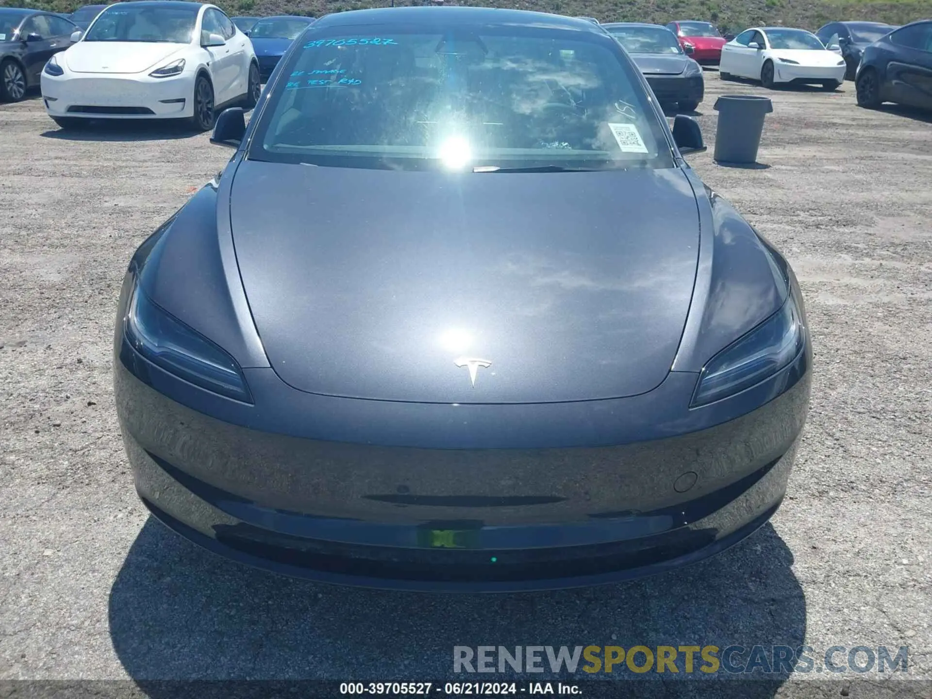 6 Фотография поврежденного автомобиля 5YJ3E1EAXRF752132 TESLA MODEL 3 2024