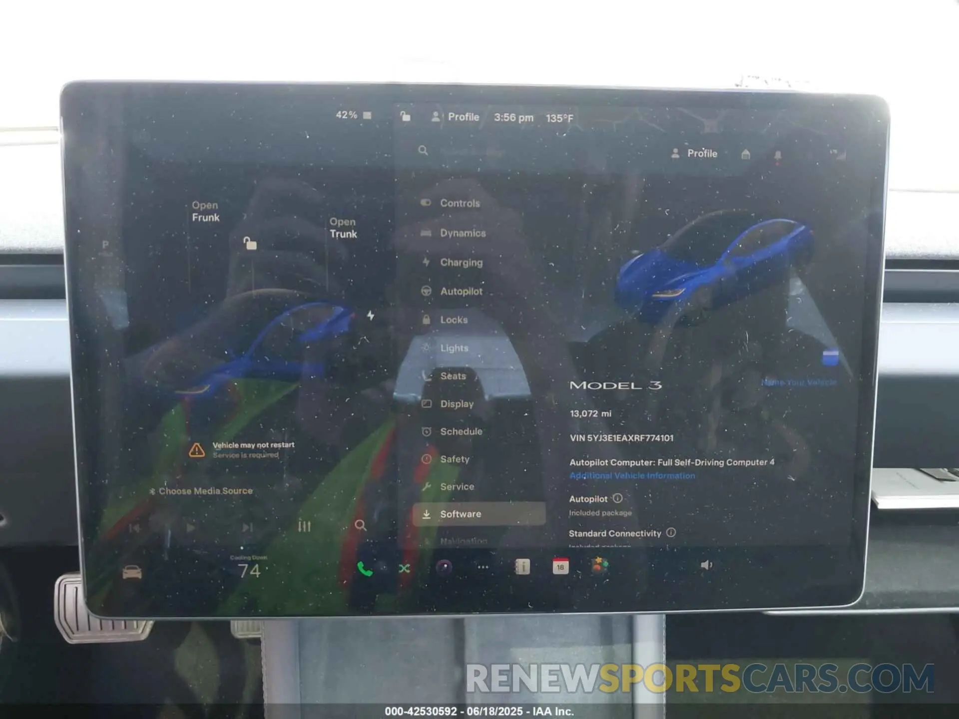 18 Photograph of a damaged car 5YJ3E1EAXRF774101 TESLA MODEL 3 2024