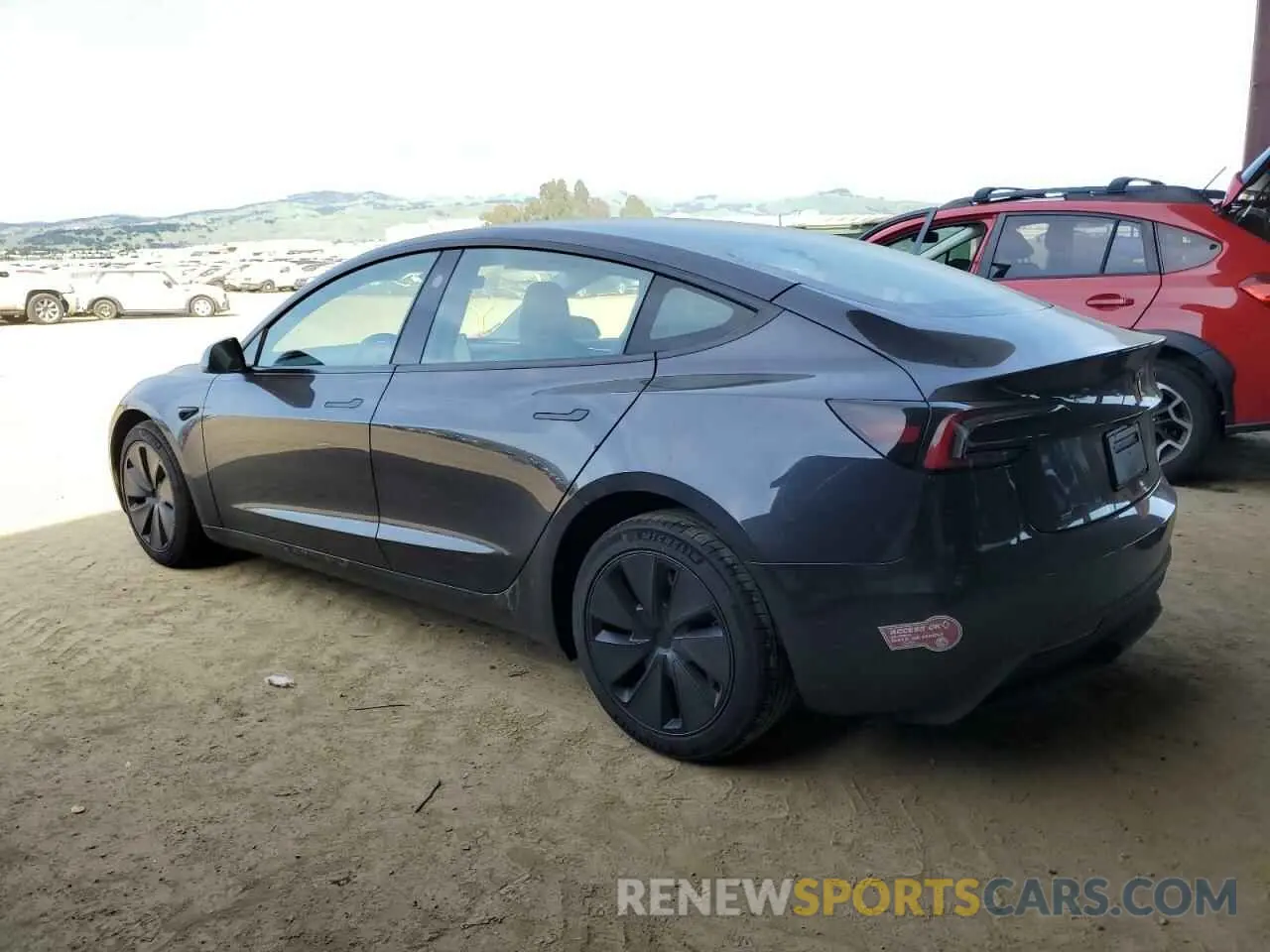 2 Фотография поврежденного автомобиля 5YJ3E1EAXRF782571 TESLA MODEL 3 2024