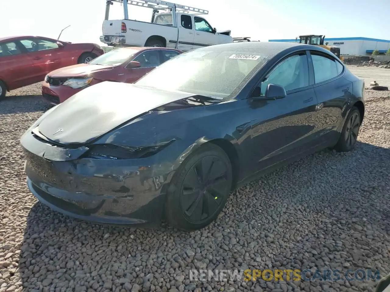 1 Photograph of a damaged car 5YJ3E1EAXRF782585 TESLA MODEL 3 2024
